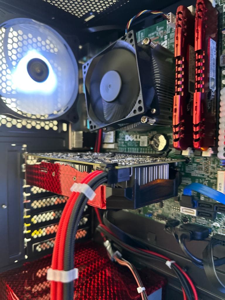 Intel i7-4770/GTX 1060, 16GB RAM, 500GB SSD, Red/Black RGB Budget Gaming PC