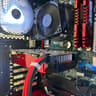 Intel i7-4770/GTX 1060, 16GB RAM, 500GB SSD, Red/Black RGB Budget Gaming PC