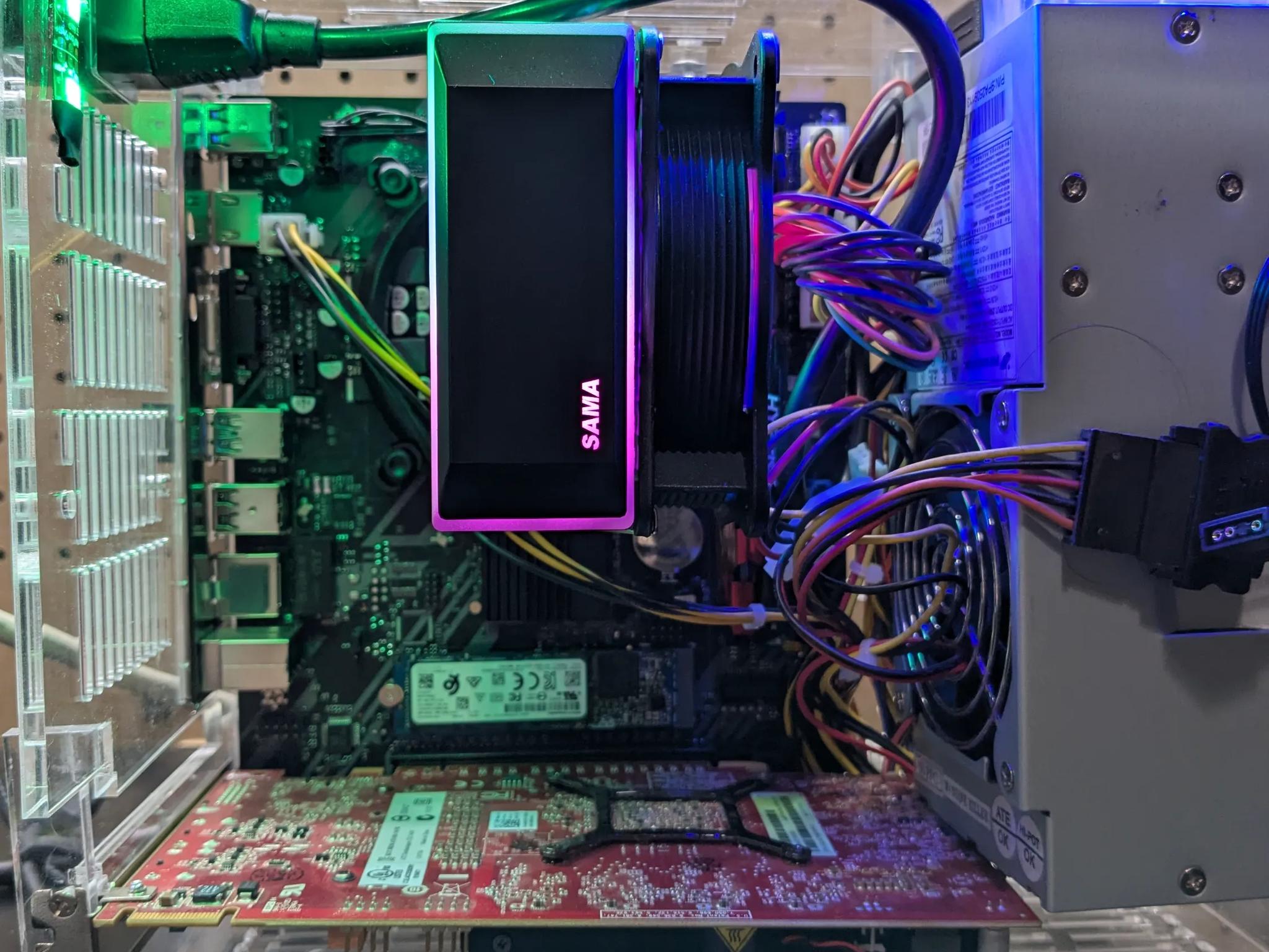 60 FPS Fortnite | 180 Day Warranty | See-Through Case, i5-3550S, 16GB RAM, 2GB GPU, 512GB SSD, Win10