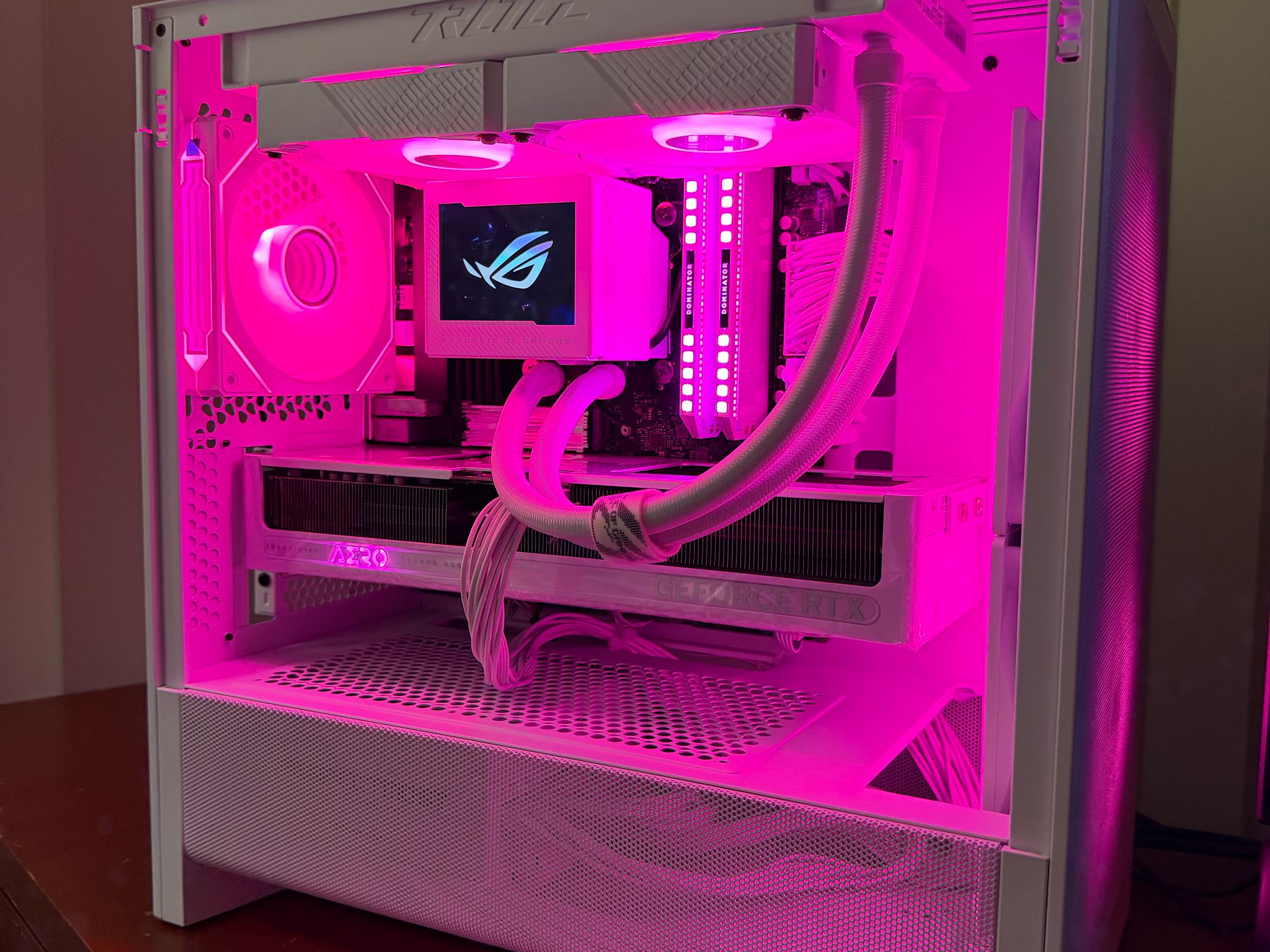 “Pink Panther” Gaming PC Customizable RGB Ryzen 7 8700G, RTX 5070 12GB, 32GB DDR5, 1TB Gen4 NVMe