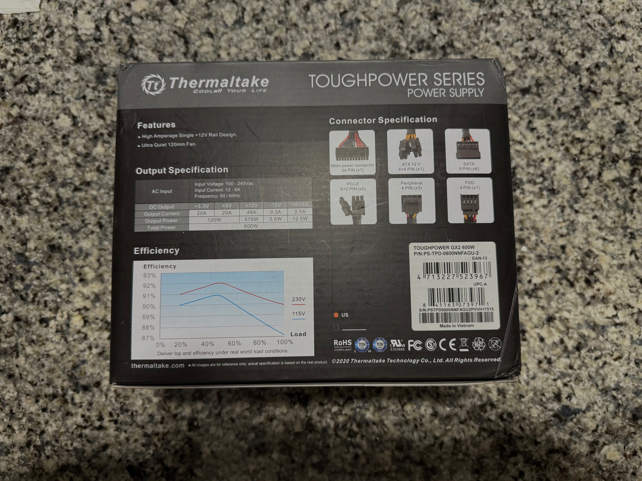 Thermaltake Toughpower GX2 600W