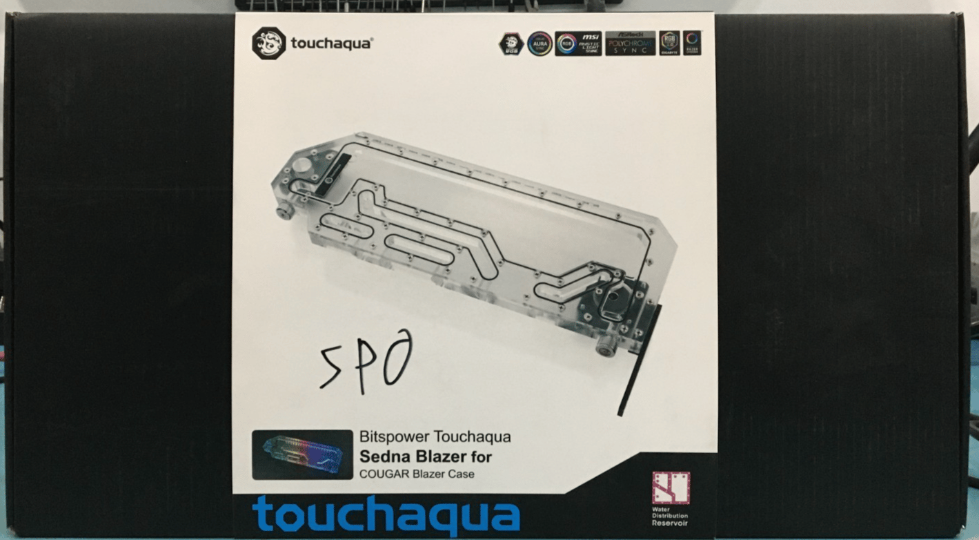 Bitspower Touchaqua Sedna Blaze Distribution Plate for Cougar Blazer - New