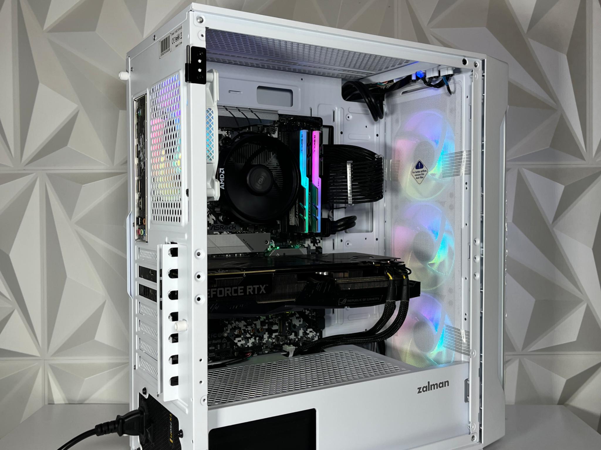 RTX 2060 6GB, Ryzen 7 2700X, 16GB RAM | White RGB Gaming Computer/PC