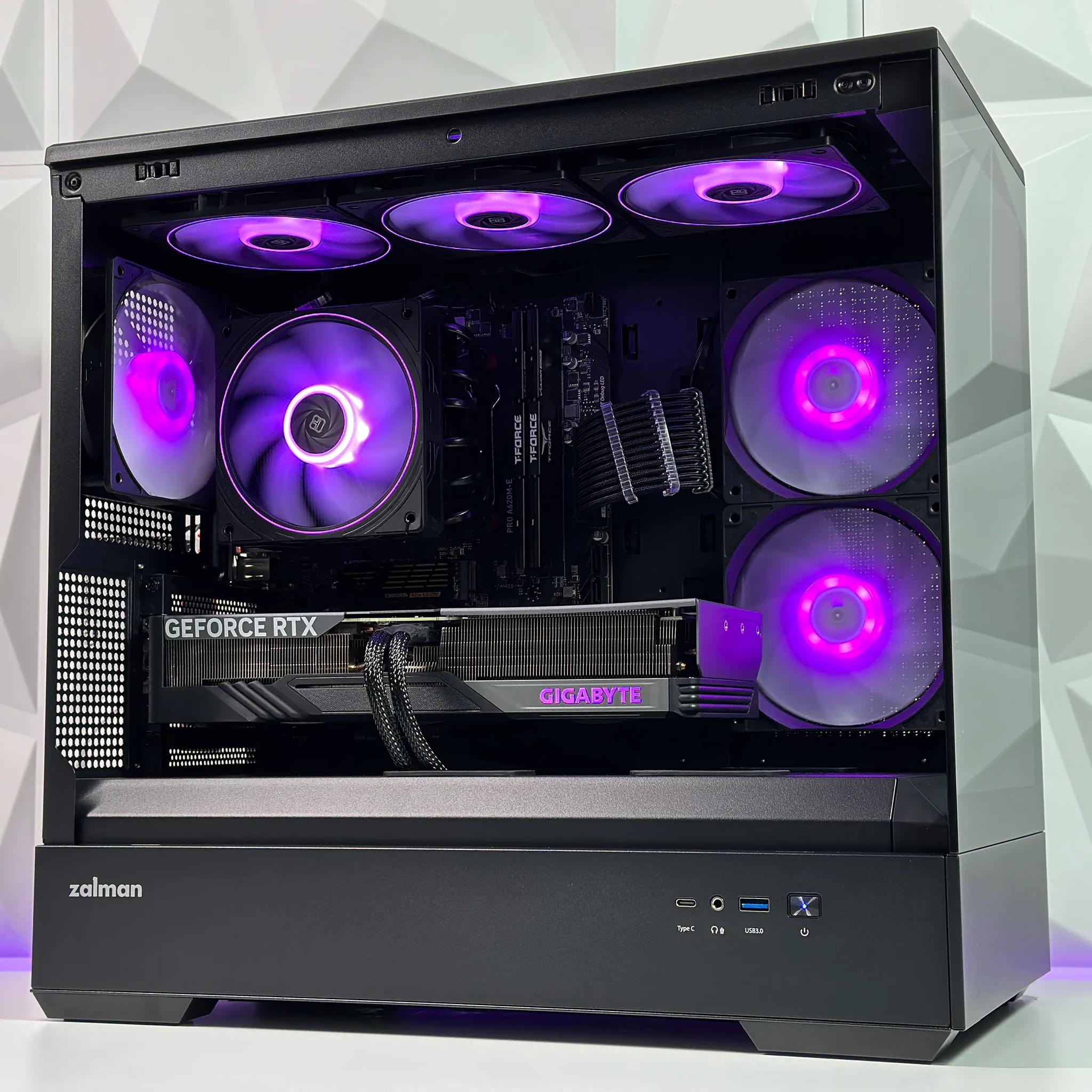 🌌🌑Dark Nebula Gaming PC🔭Nvidia RTX 4070 12GB🔭Ryzen 5 7500F🔭32GB DDR5🔭1TB NVME GEN4