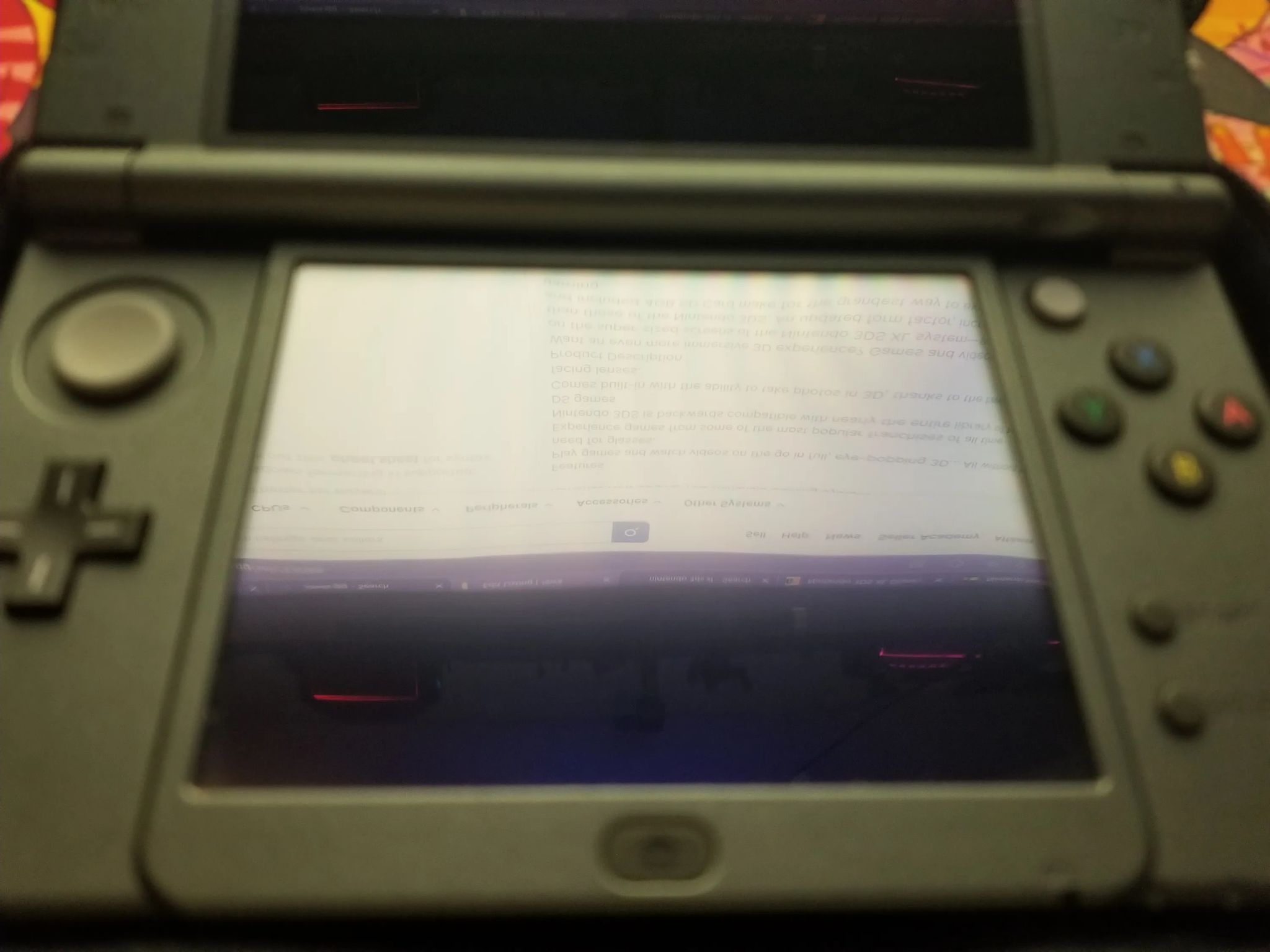 Fully Modded Nintendo New 3DS XL 4GB Handheld Gaming System W carrying case and 200 games installed.