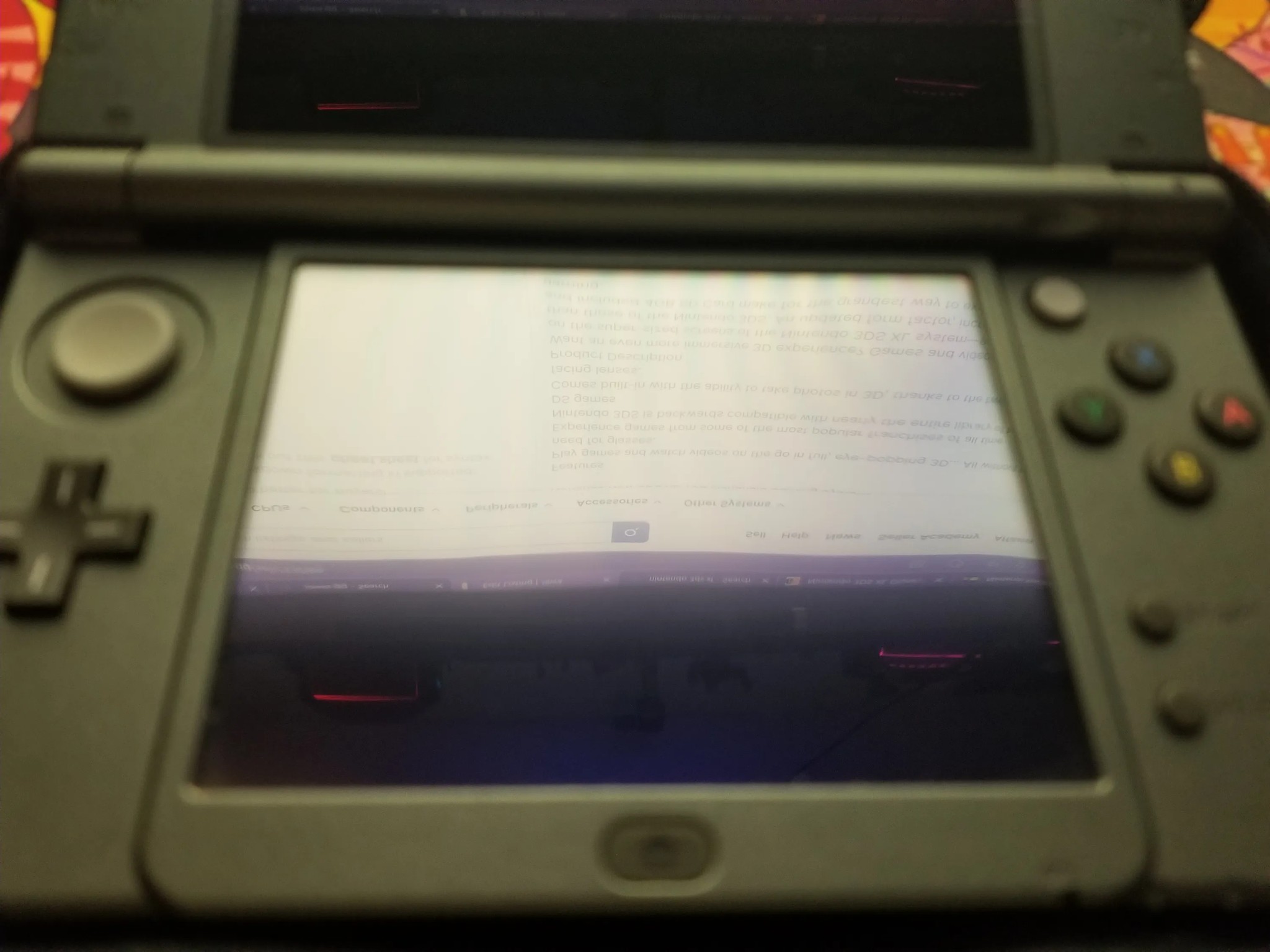 Fully Modded Nintendo New 3DS XL 4GB Handheld Gaming System W carrying case and 200 games installed.