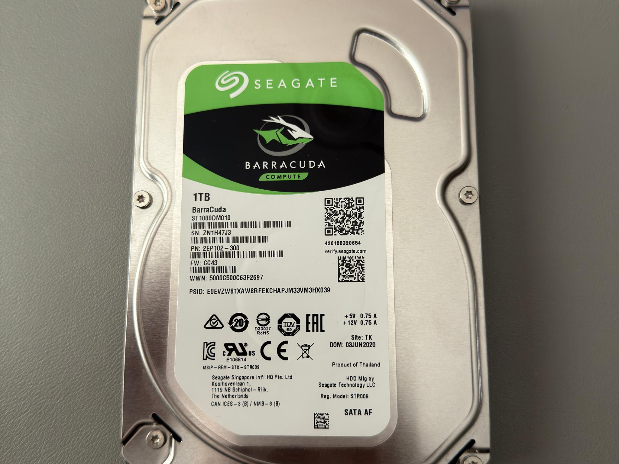1TB Hard Drive