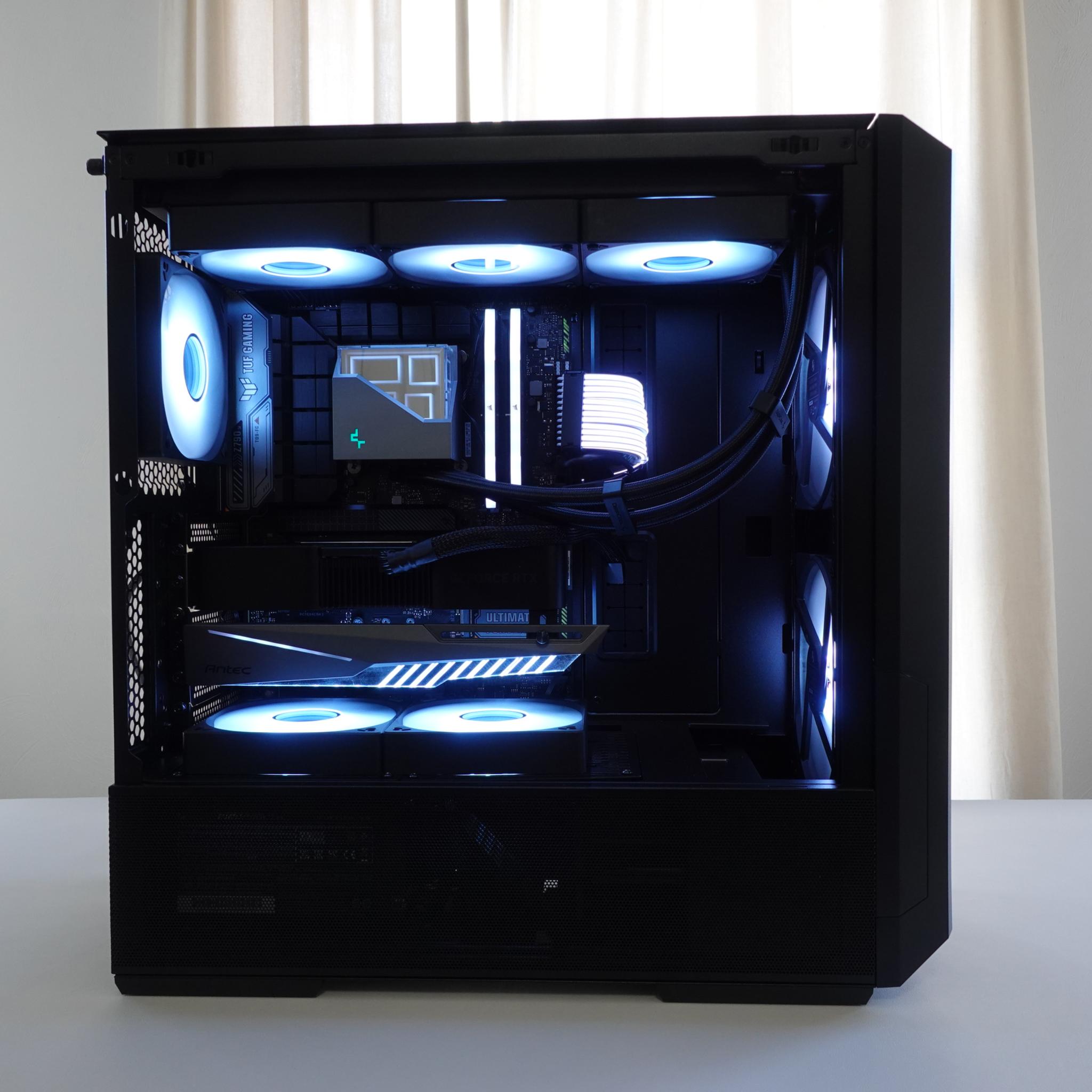 ⚫️⚔️ Black High-End 1440p Gaming PC Intel Core i5-14600K NVIDIA 4070 SUPER 64GB DDR5-6000 2TB NVMe