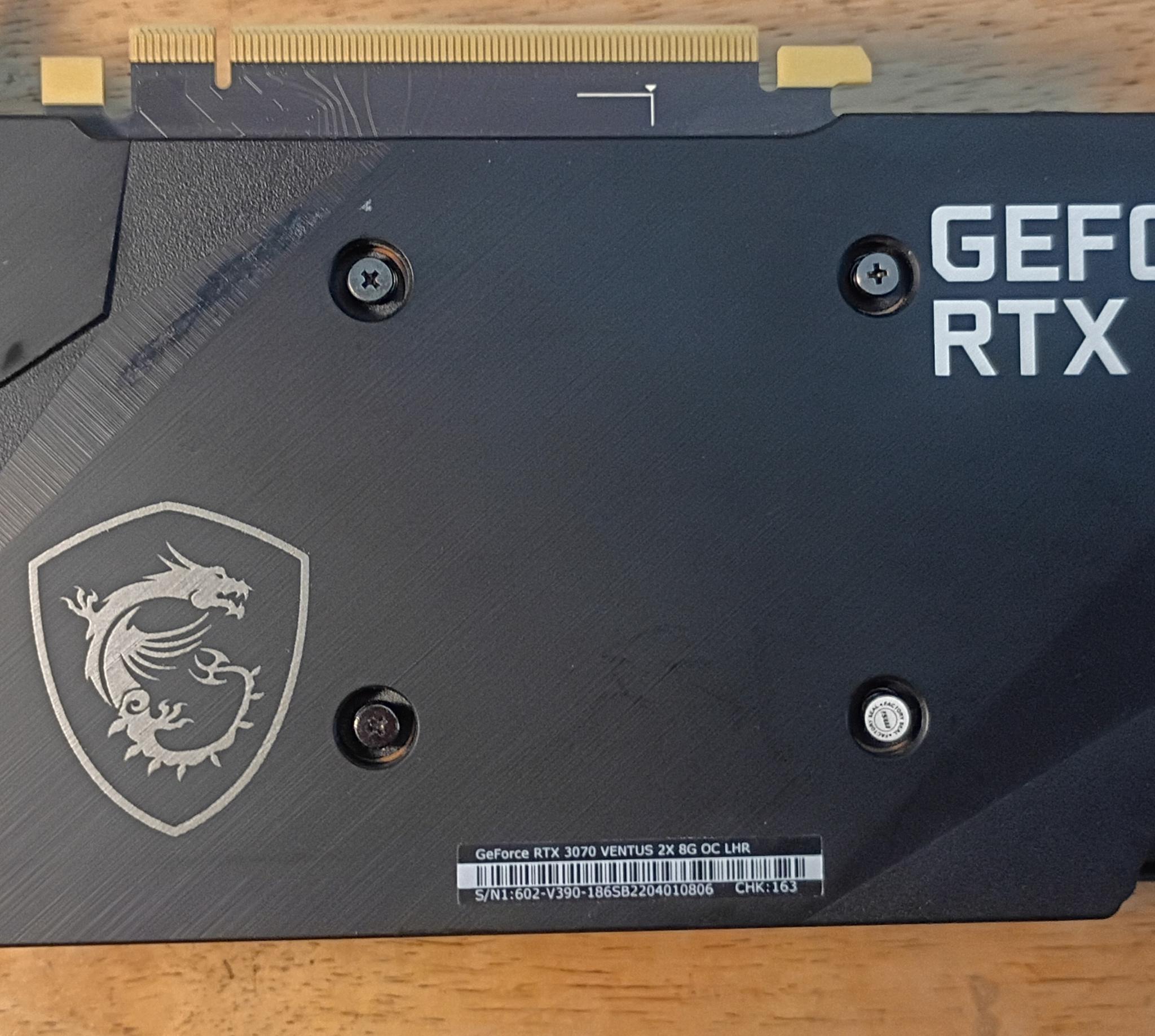 MSI VENTUS 2X GeForce RTX 3070
