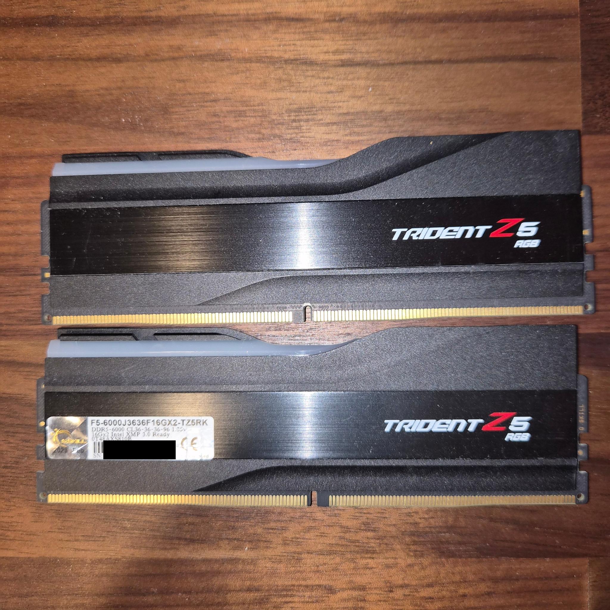 G.Skill Trident Z5 32GB DDR5-6000 (2x16GB)