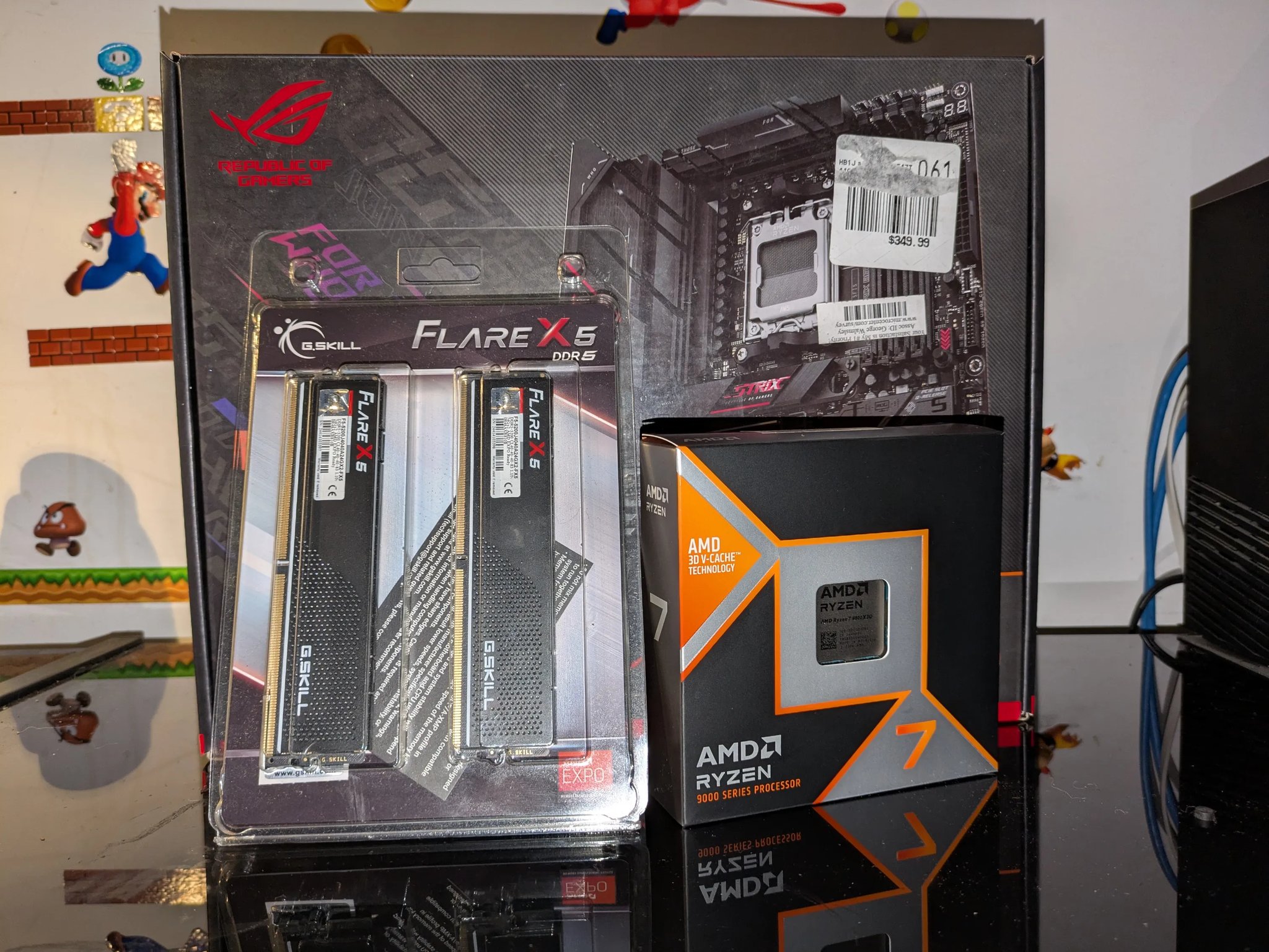 🔥🔥BNIB Ryzen 7 9800X3D|ASUS ROG Strix B650E-E|48GB DDR5-5200 Combo w/ warranty🔥🔥