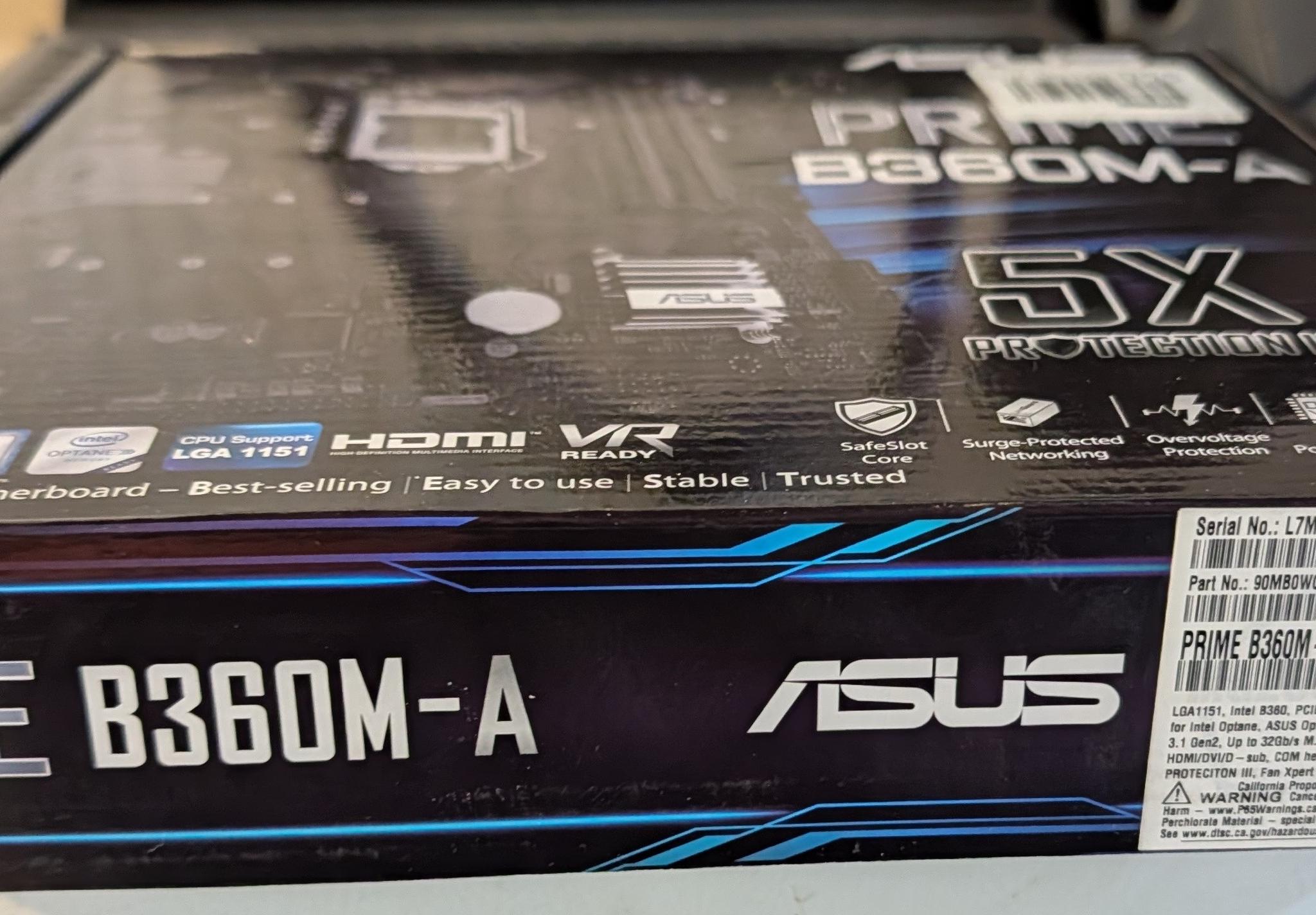 Asus PRIME B360M-A LGA1151
