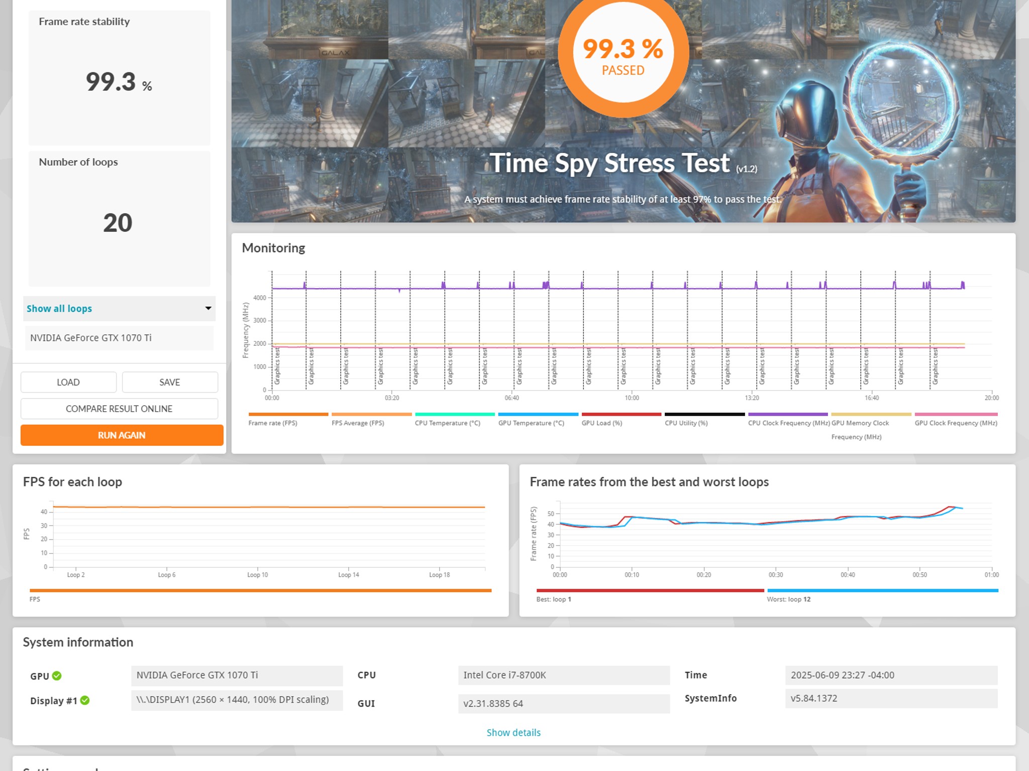 i7 8700K, 1070Ti, 32GB DDR4, 1TB SSD, 750W, WiFi/BT, Windows 11
