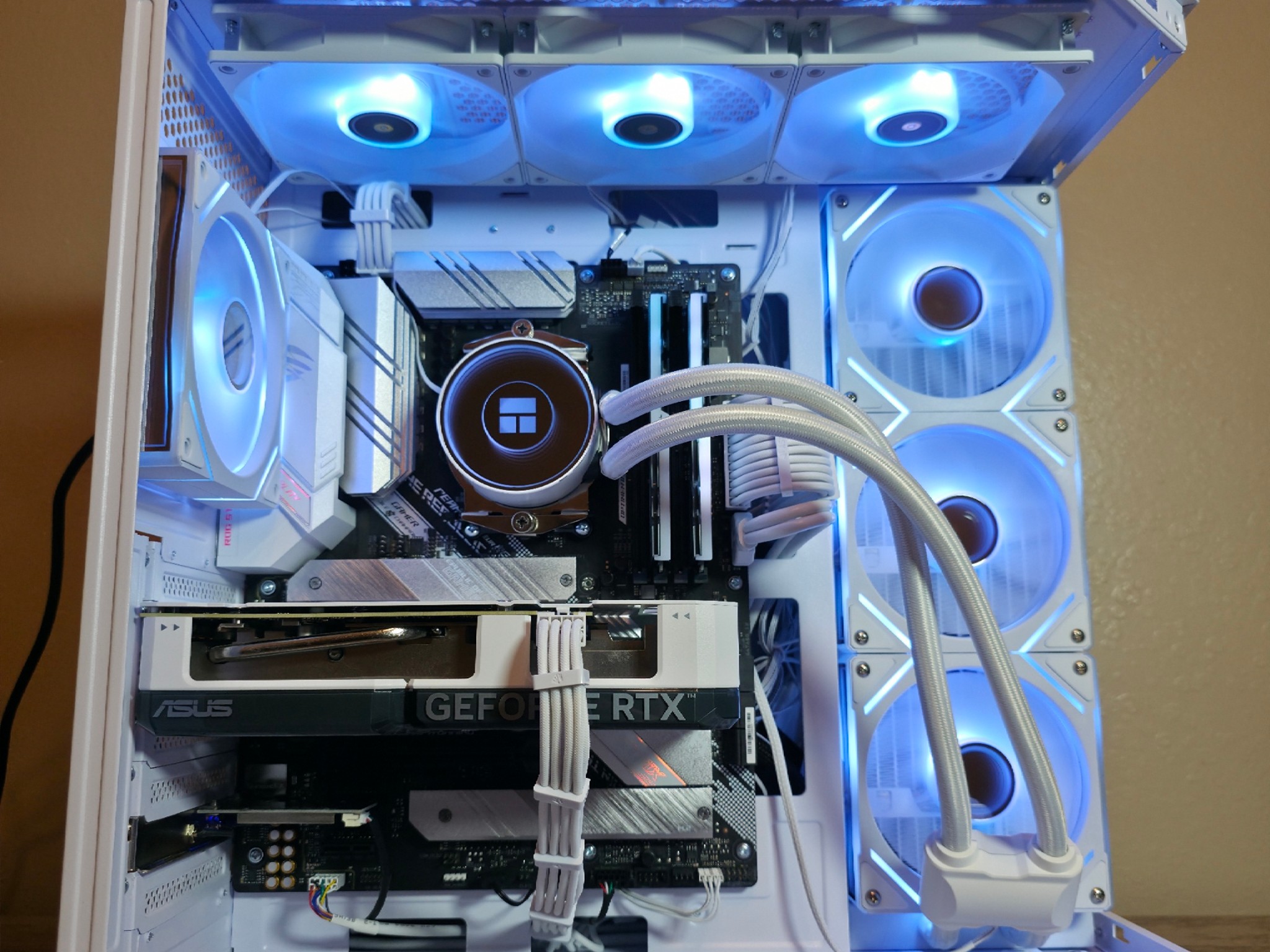 Custom All-White Gaming PC - Ryzen 9 5900X, RTX 4060 Ti, 32GB Trident Z RGB, 1TB 980 Pro