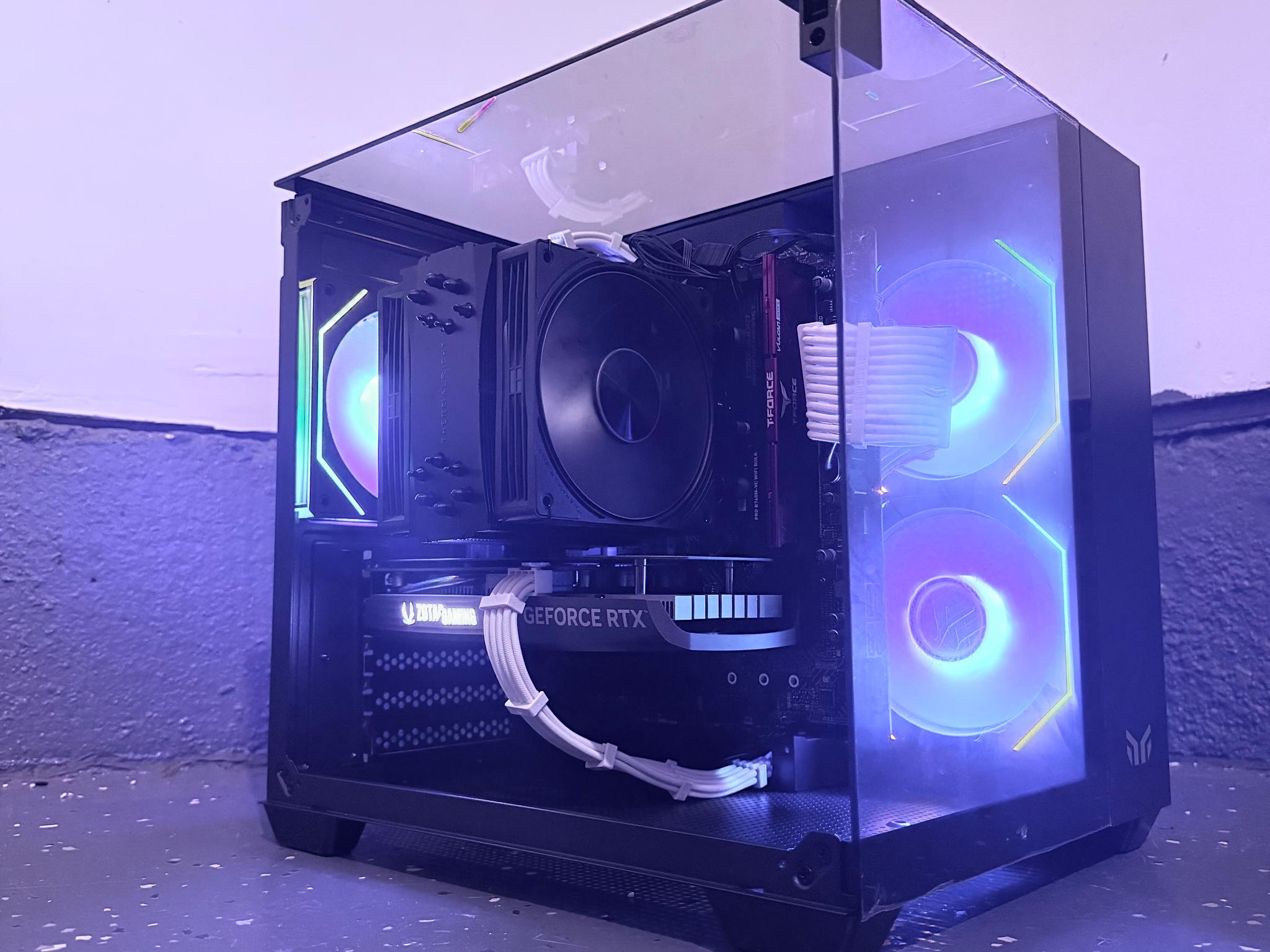 ⚫️"Obsidian Frost"❄️ | 1440p Gaming | RTX 4060 | i5 14400F | 16GB DDR5 | 1TB SSD | Free Shipping
