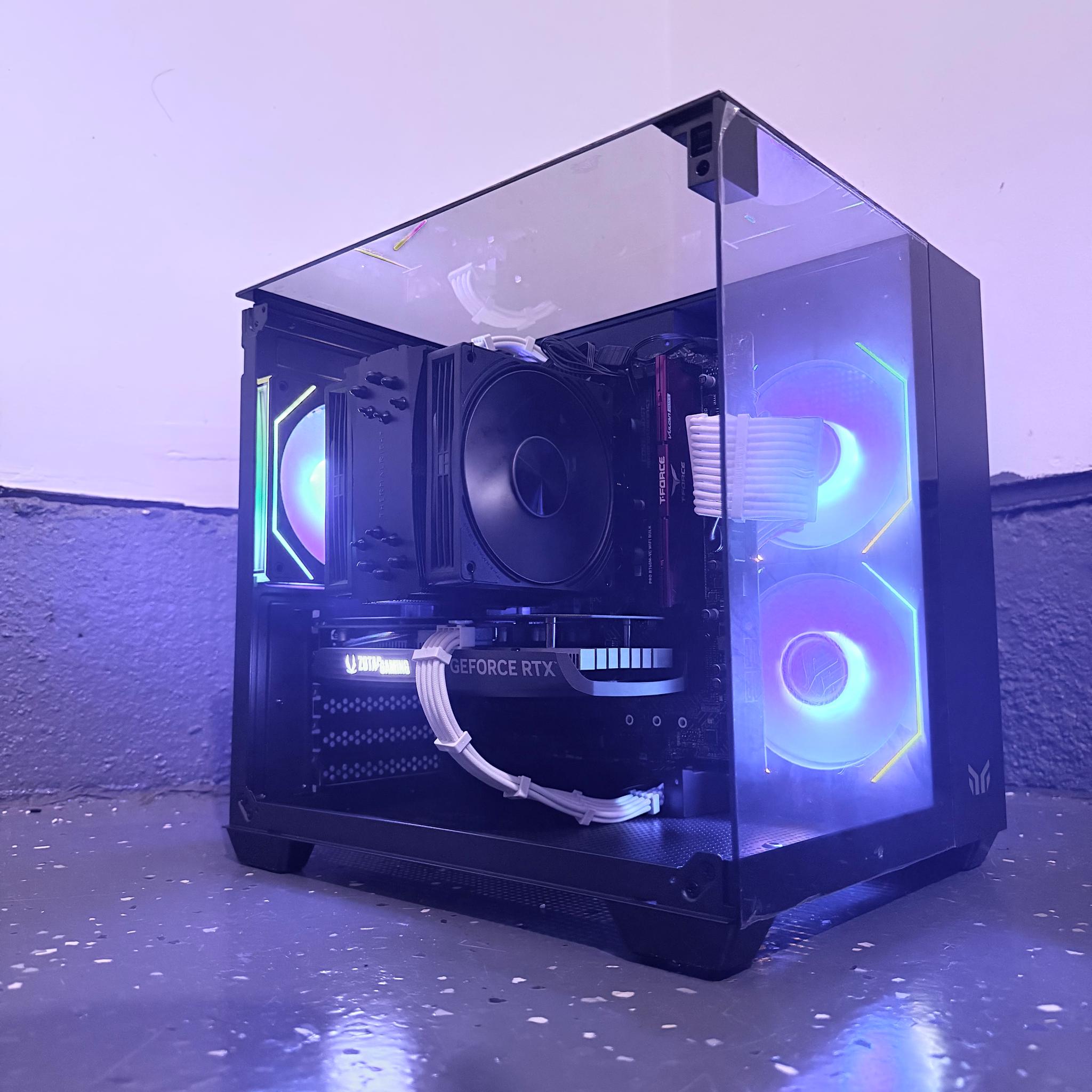 ⚫️"Obsidian Frost"❄️ | 1440p Gaming | RTX 4060 | i5 14400F | 16GB DDR5 | 1TB SSD | Free Shipping