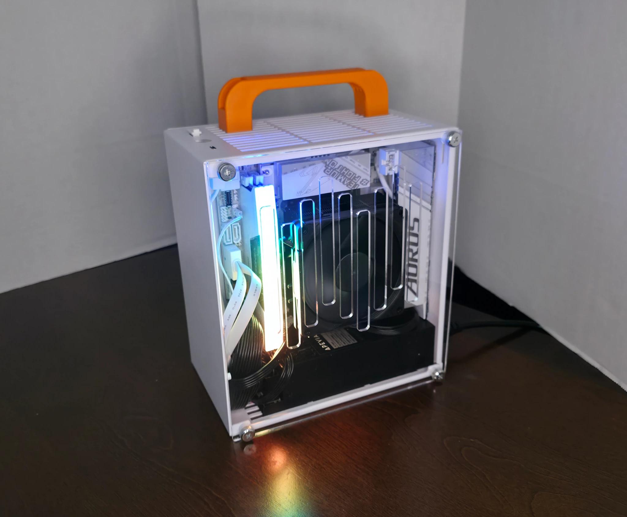 NEW Mini ITX Compact Portable Gaming PC for Travel