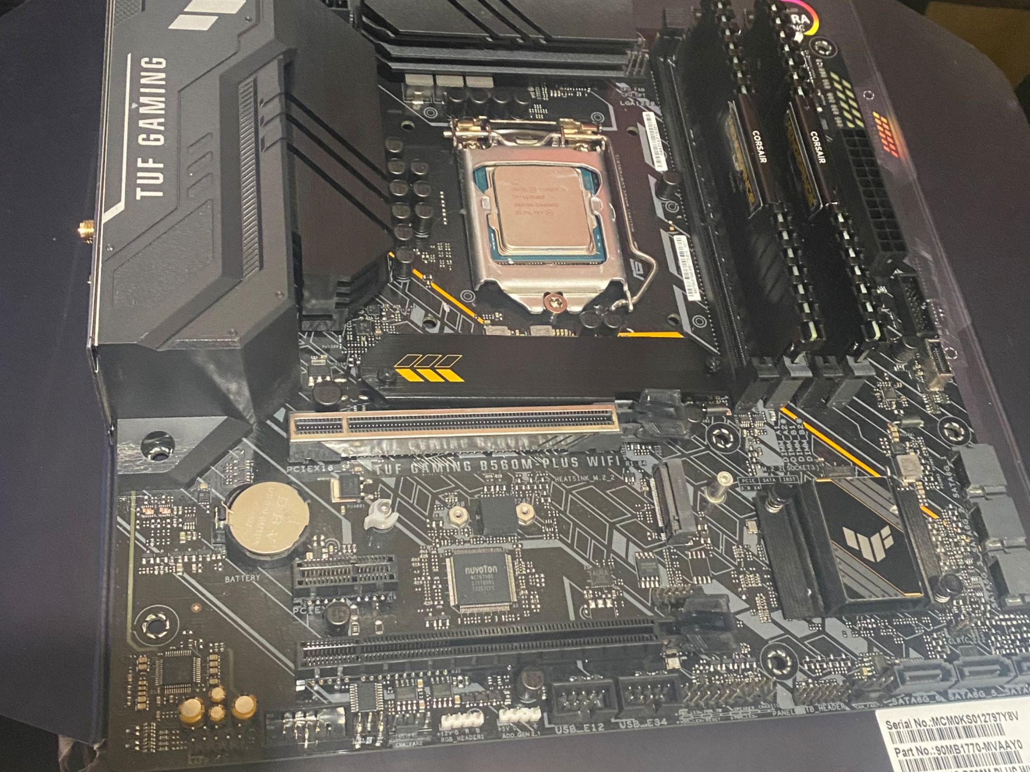 I7-11700KF+B560m wifi+16gb ddr4