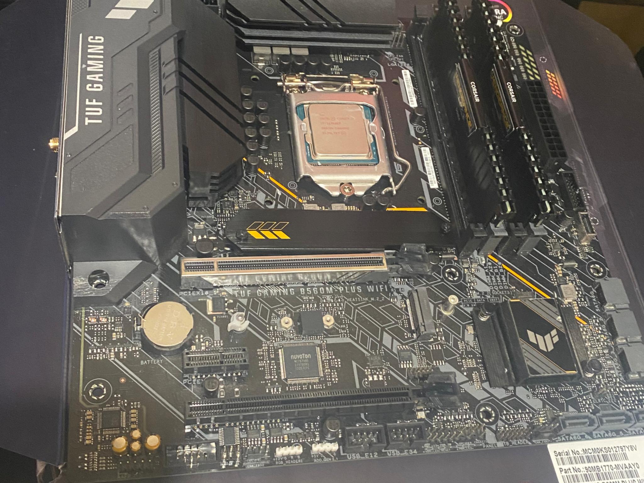 I7-11700KF+B560m wifi+16gb ddr4