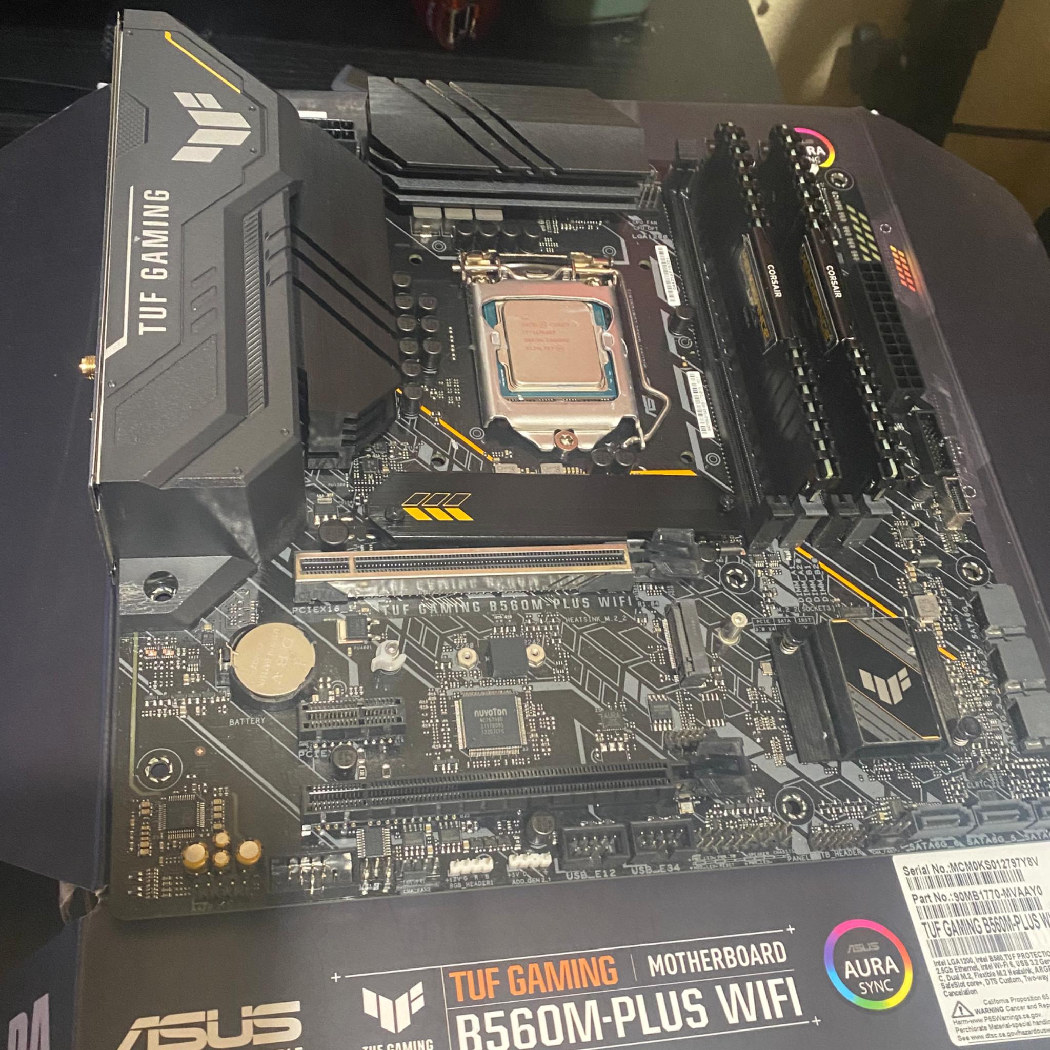I7-11700KF+B560m wifi+16gb ddr4