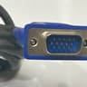 VGA Monitor Video Display 15-Pin Male-To-Male Cable PC Cord With Locking Screws