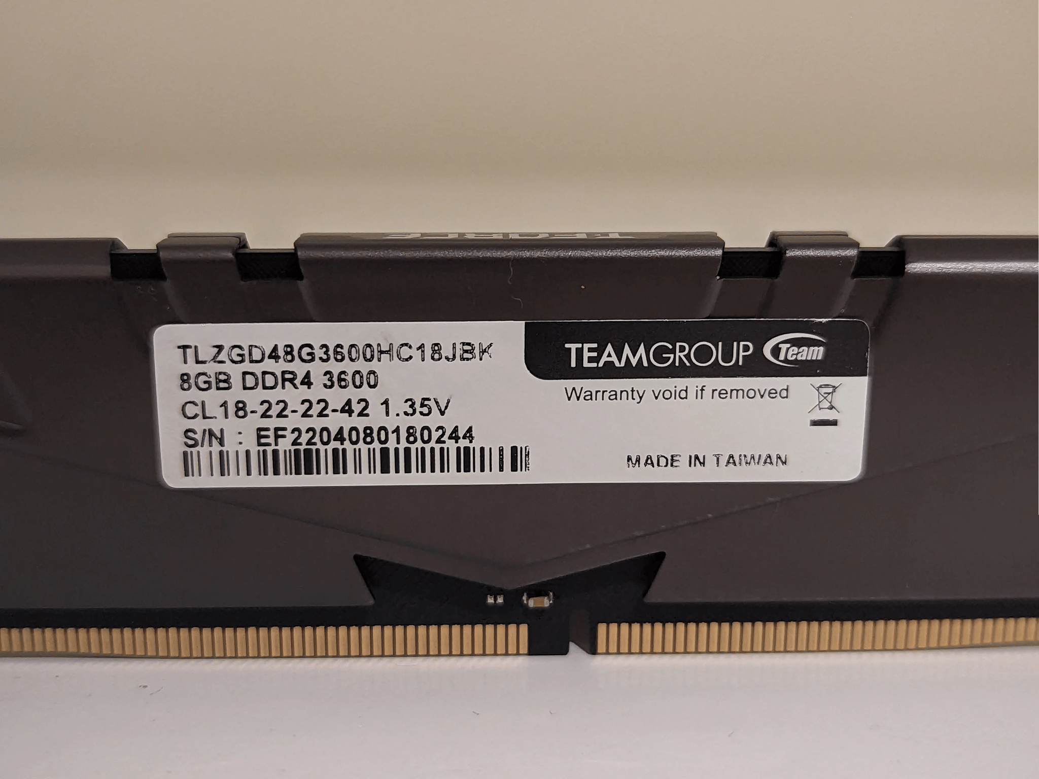 16GB Kit || Team T-FORCE Vulcan Z DDR4-3600 CL18