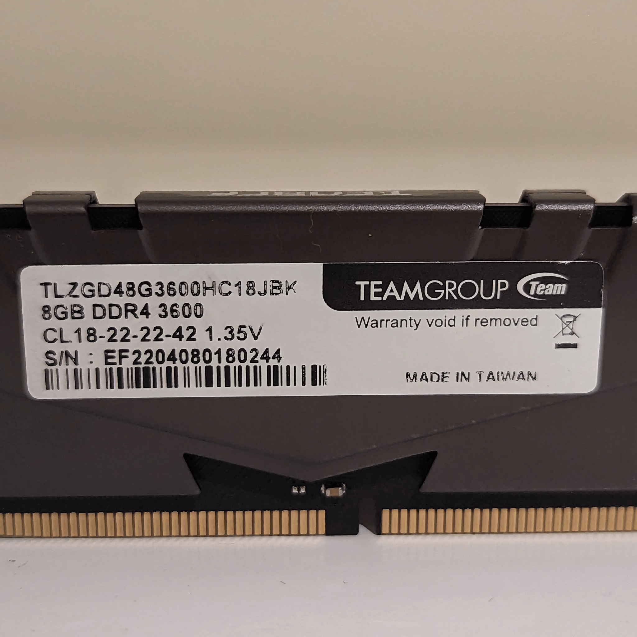 16GB Kit || Team T-FORCE Vulcan Z DDR4-3600 CL18