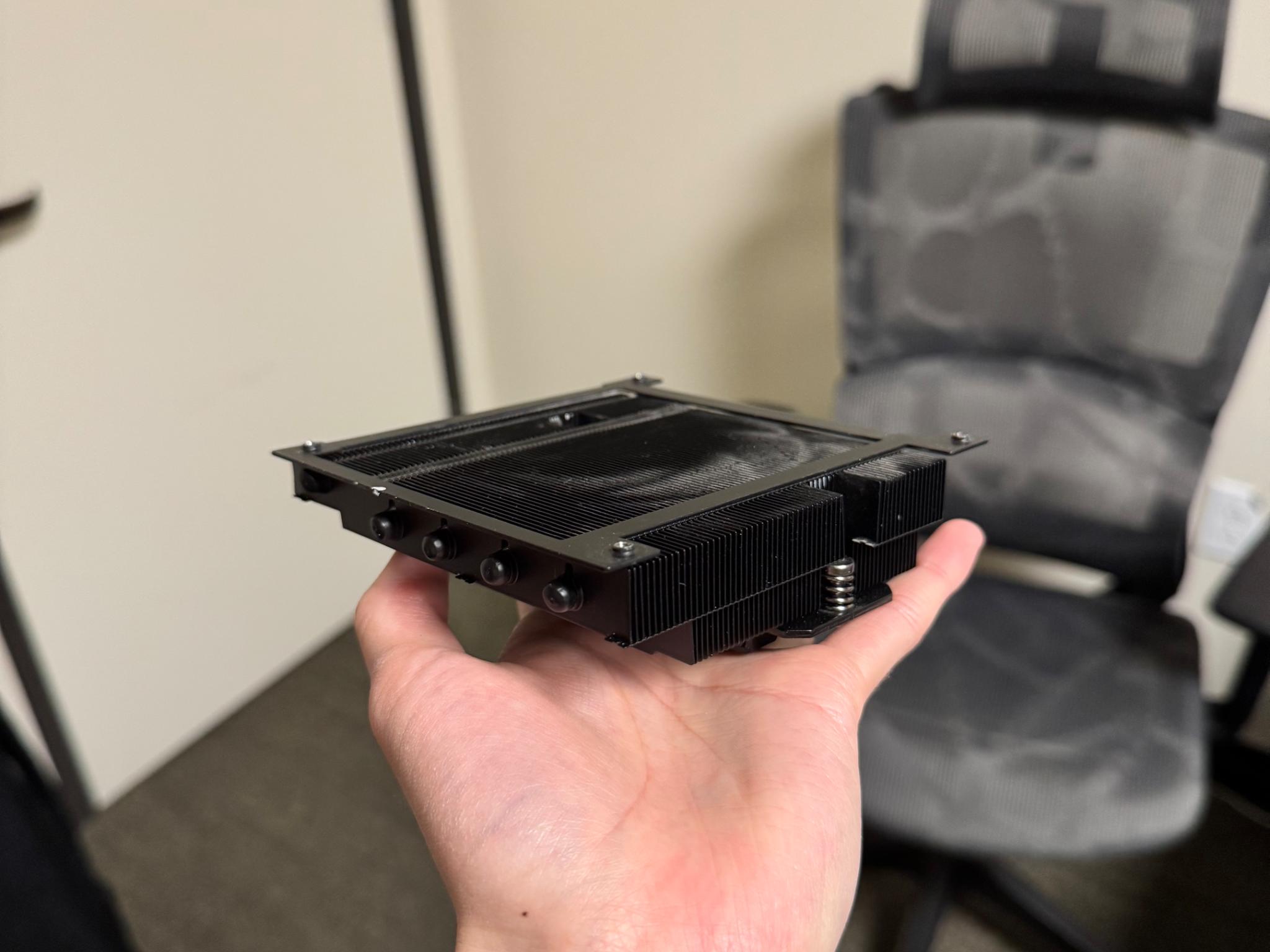 ID-COOLING IS-55 Black CPU Cooler Low Profile 55mm Height CPU Air Cooler (AMD/Intel)
