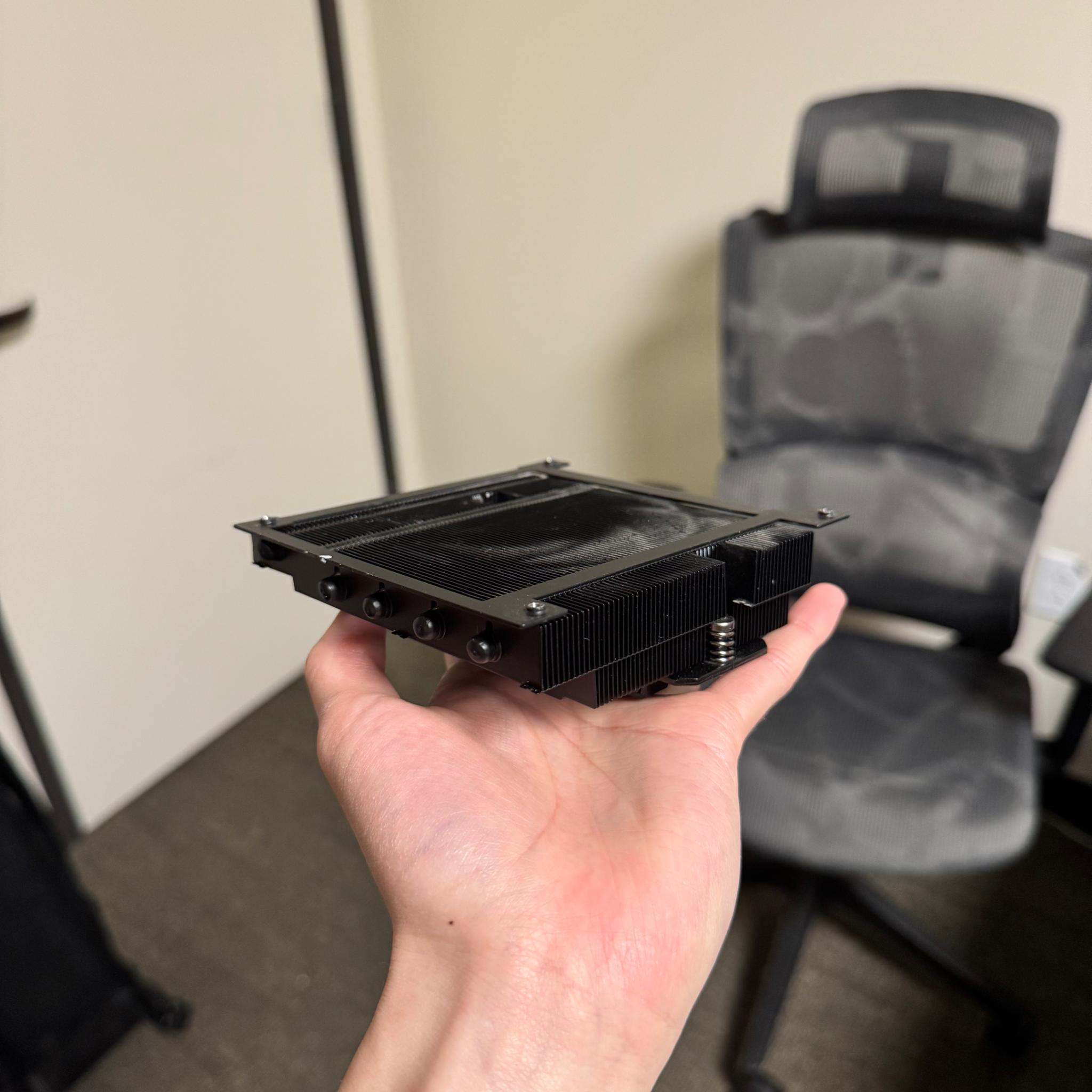 ID-COOLING IS-55 Black CPU Cooler Low Profile 55mm Height CPU Air Cooler (AMD/Intel)