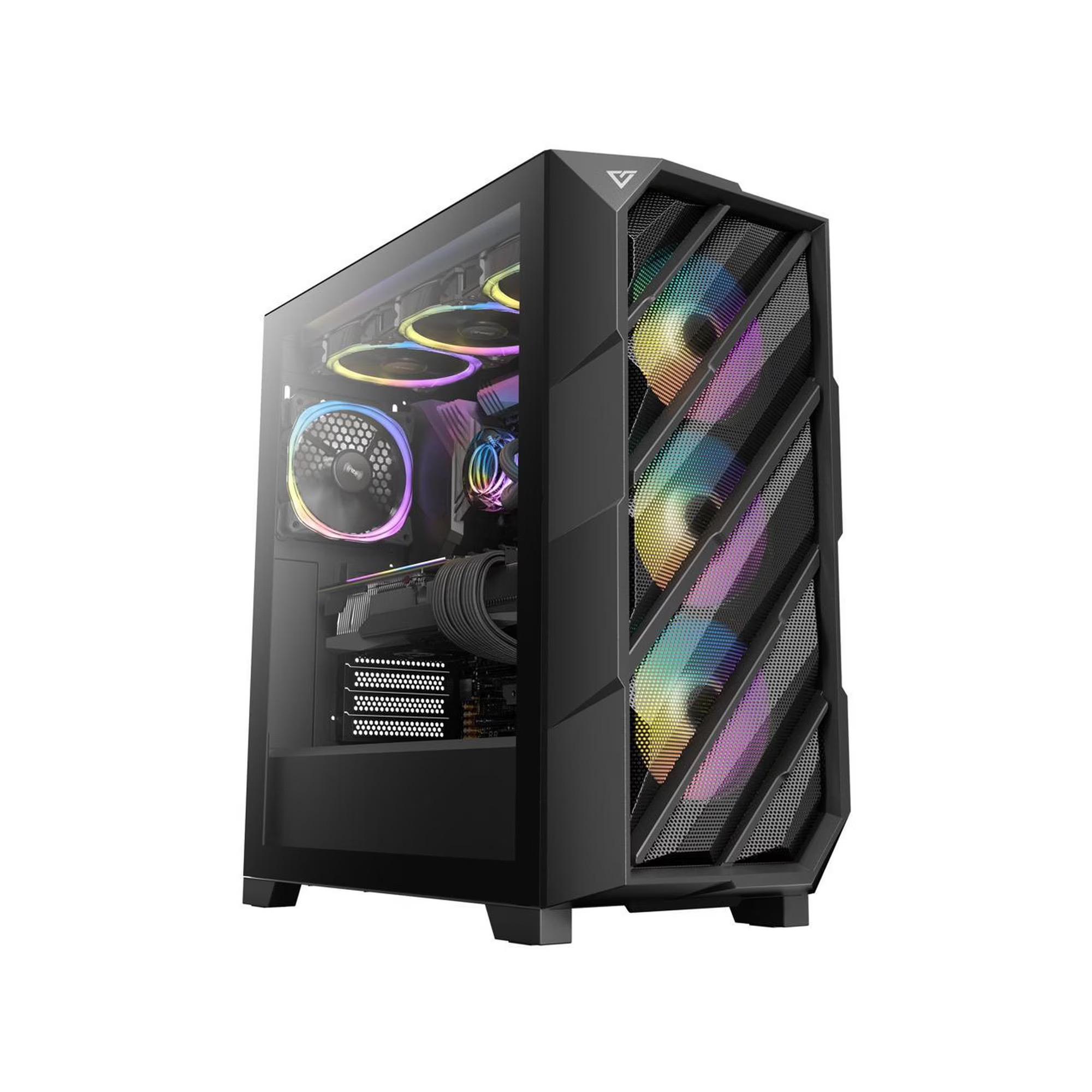 Antec DP503 ATX Mid Tower PC Case Type-C Gen2 with 3 x 120mm ARGB Cooling Fans