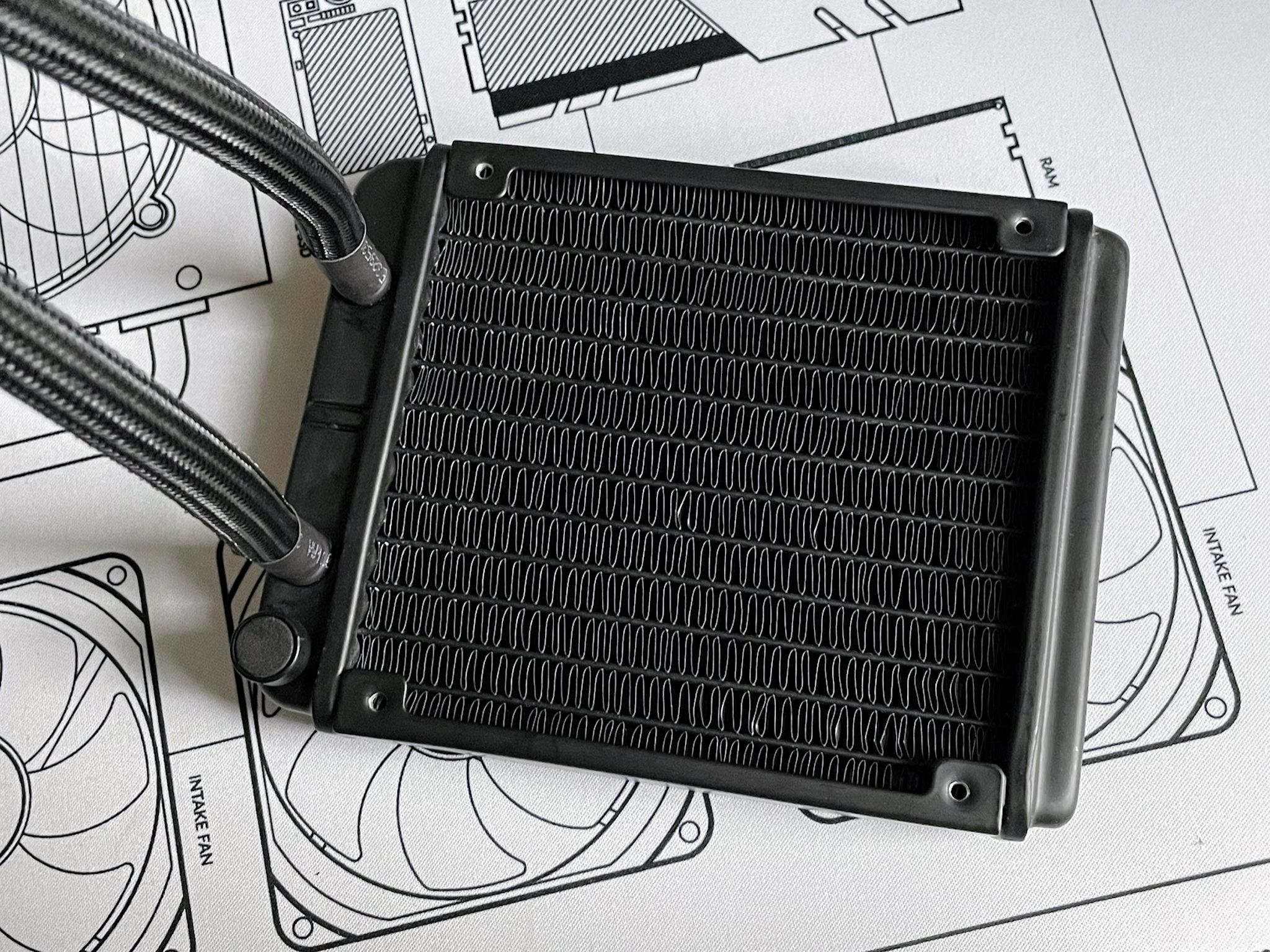 Gamdias Chione E2-120 Lite 120mm AIO All-In-One Liquid CPU Cooler (AS-IS/Missing Radiator Fan & Hub)