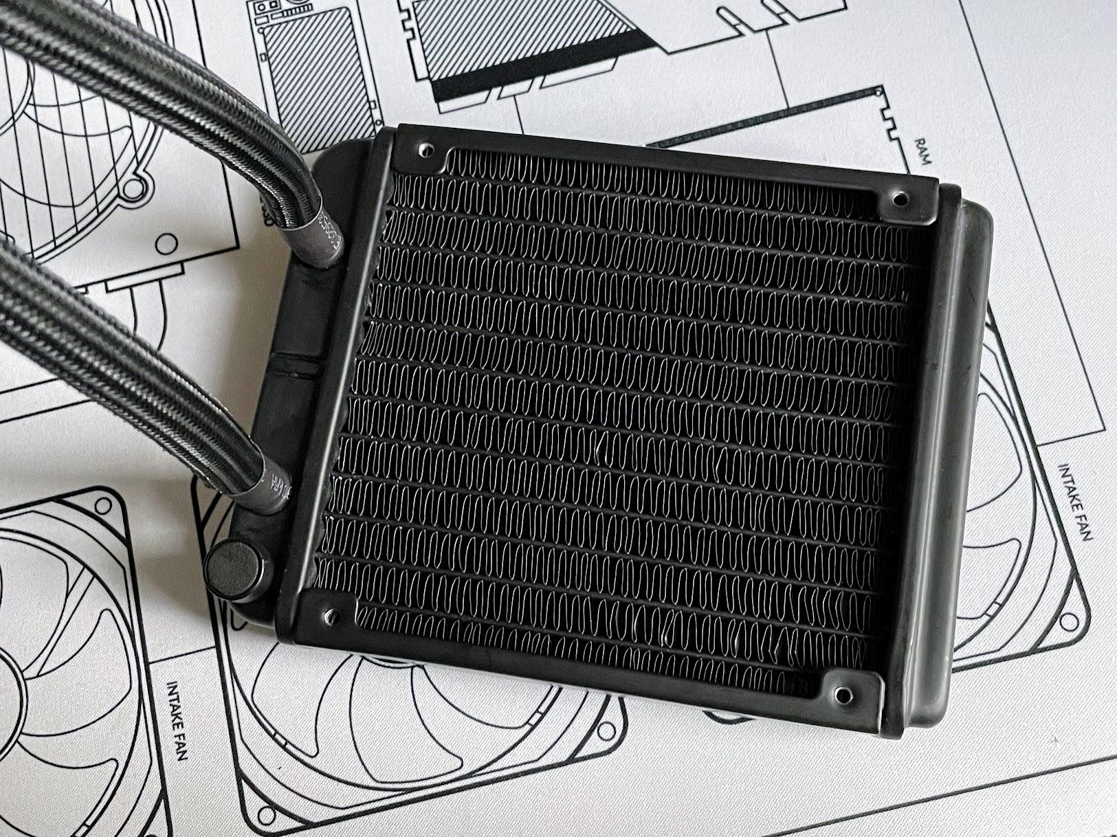 Gamdias Chione E2-120 Lite 120mm AIO All-In-One Liquid CPU Cooler (AS-IS/Missing Radiator Fan & Hub)