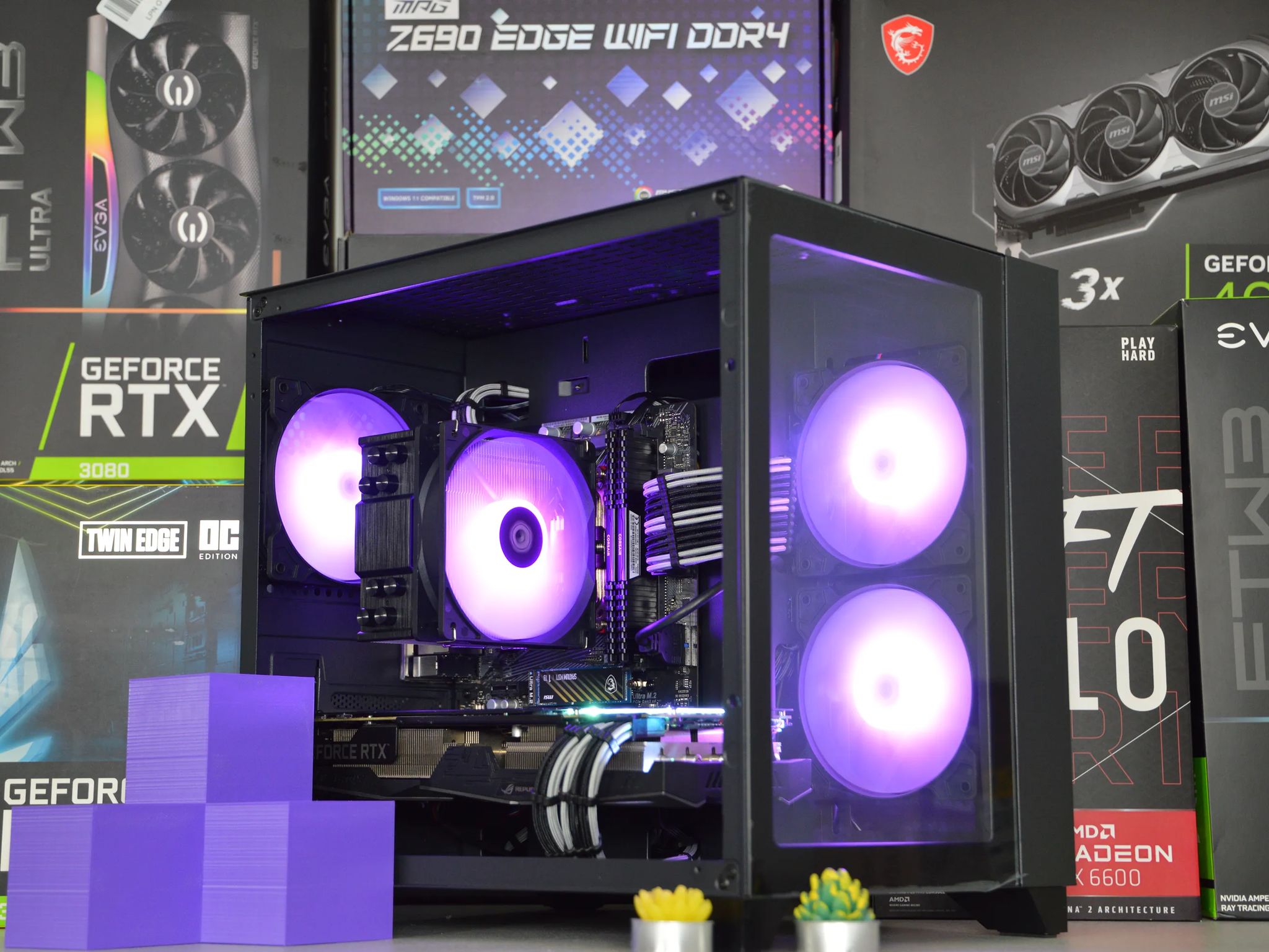 ⚫🟣| RTX 2060 6GB | RYZEN 5 3600 | 16GB DDR4 RAM | 1TB NVME SSD | Velvet Powerhouse |