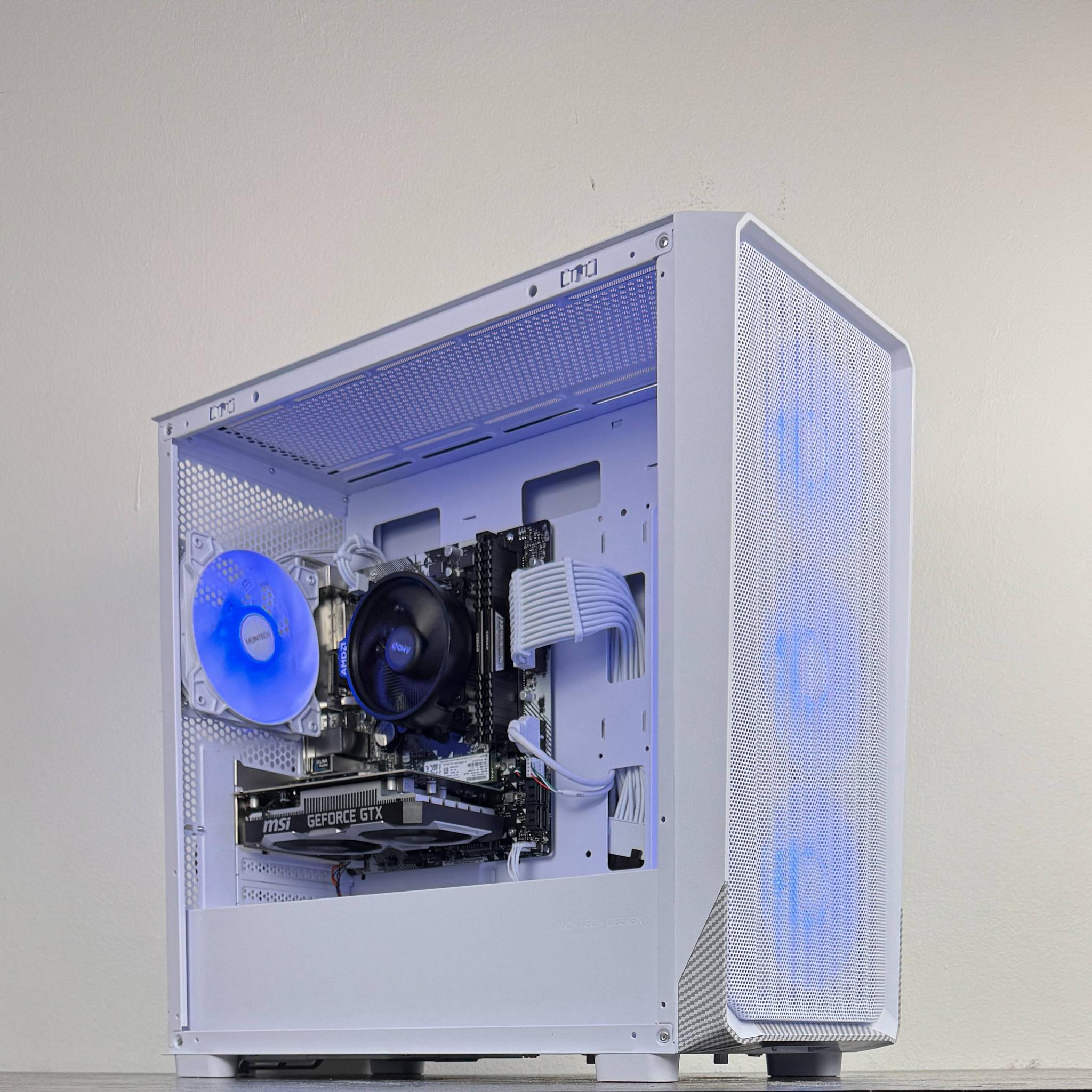 ❄️Powder❄️ | 1080p Gaming PC | Ryzen 5 1600AF | MSI GTX 1630 | 16GB DDR4 3000MHz