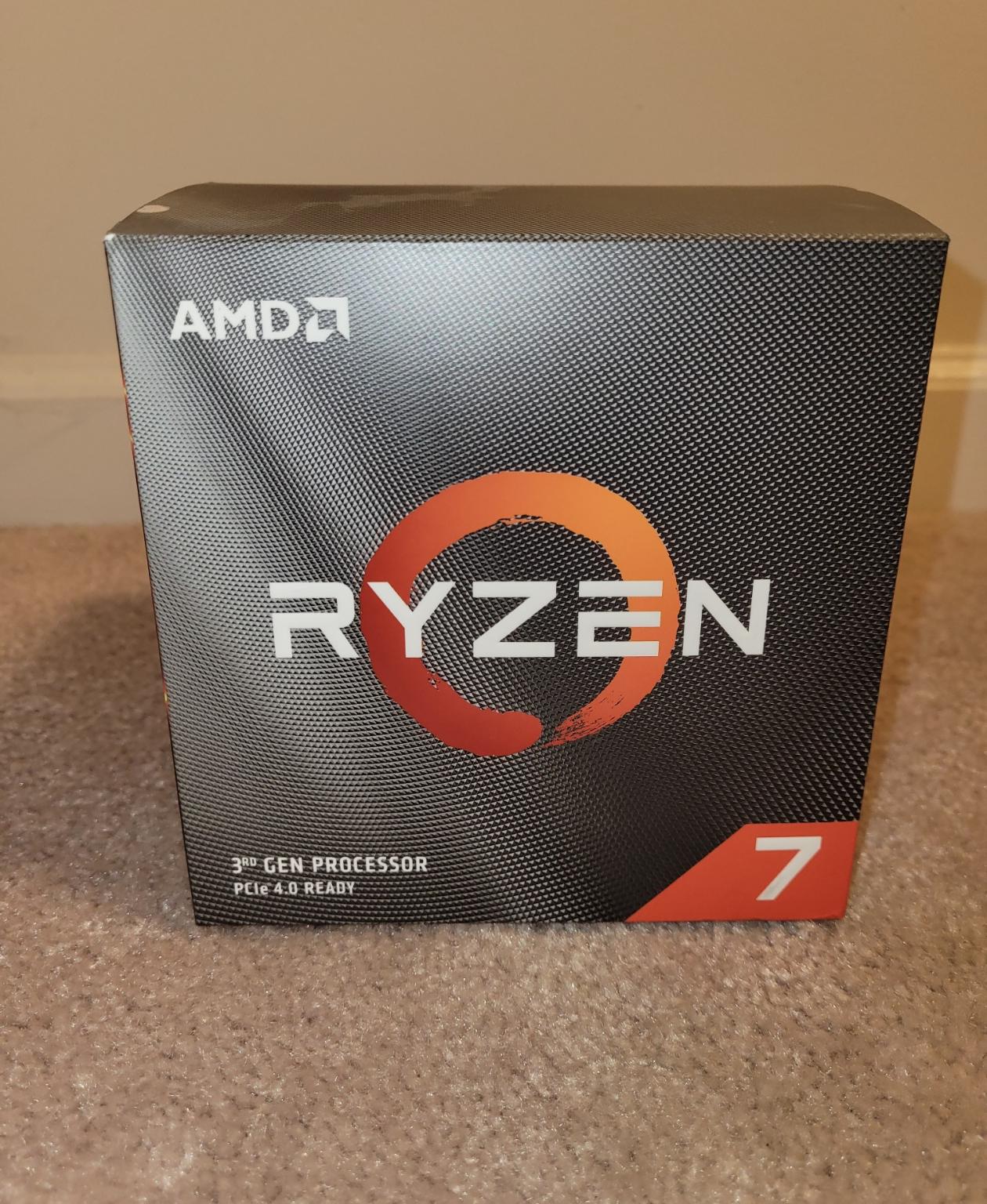 AMD RYZEN 7 3700X 3.6 GHz 8-Core Processor (No Cooler Included)