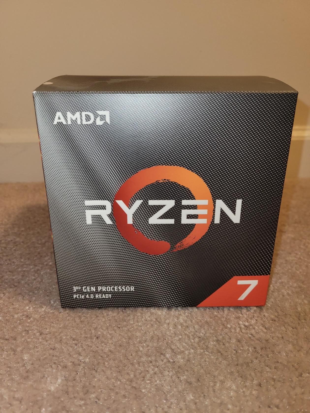 AMD RYZEN 7 3700X 3.6 GHz 8-Core Processor (No Cooler Included)