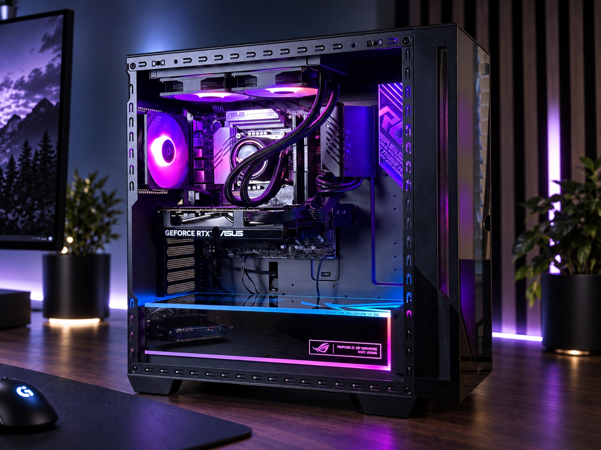 🌆 AURORA Gaming PC | RTX 5060 | ULTRA 7 265F | 32GB DDR5 | 1TB NVME | WIFI + BT | FREE SHIPPING
