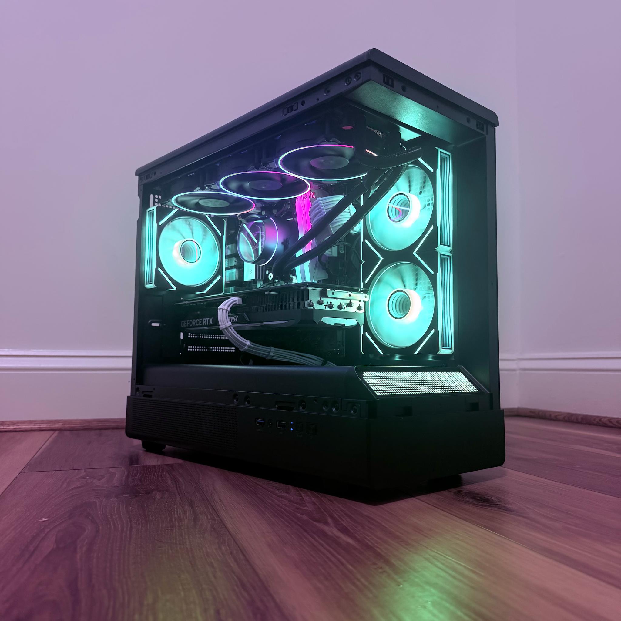 ⚫️"Obsidian Pulse"⚫️| 1440p/4k Gaming | RTX 4070 Ti | Ryzen 7 7700X | 32GB DDR5 | 2TB NVMe SSD