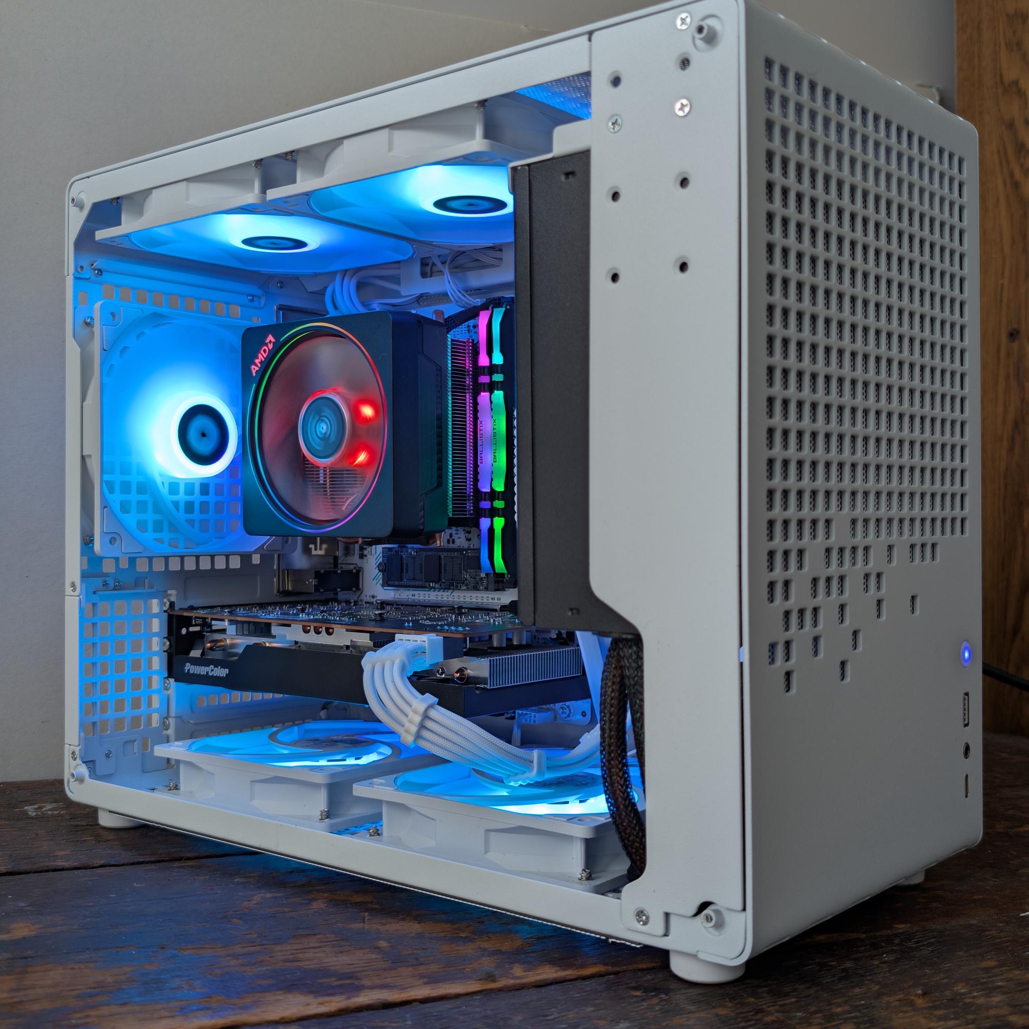 ⭐NEW⭐ M-ATX White Streaming/Gaming PC