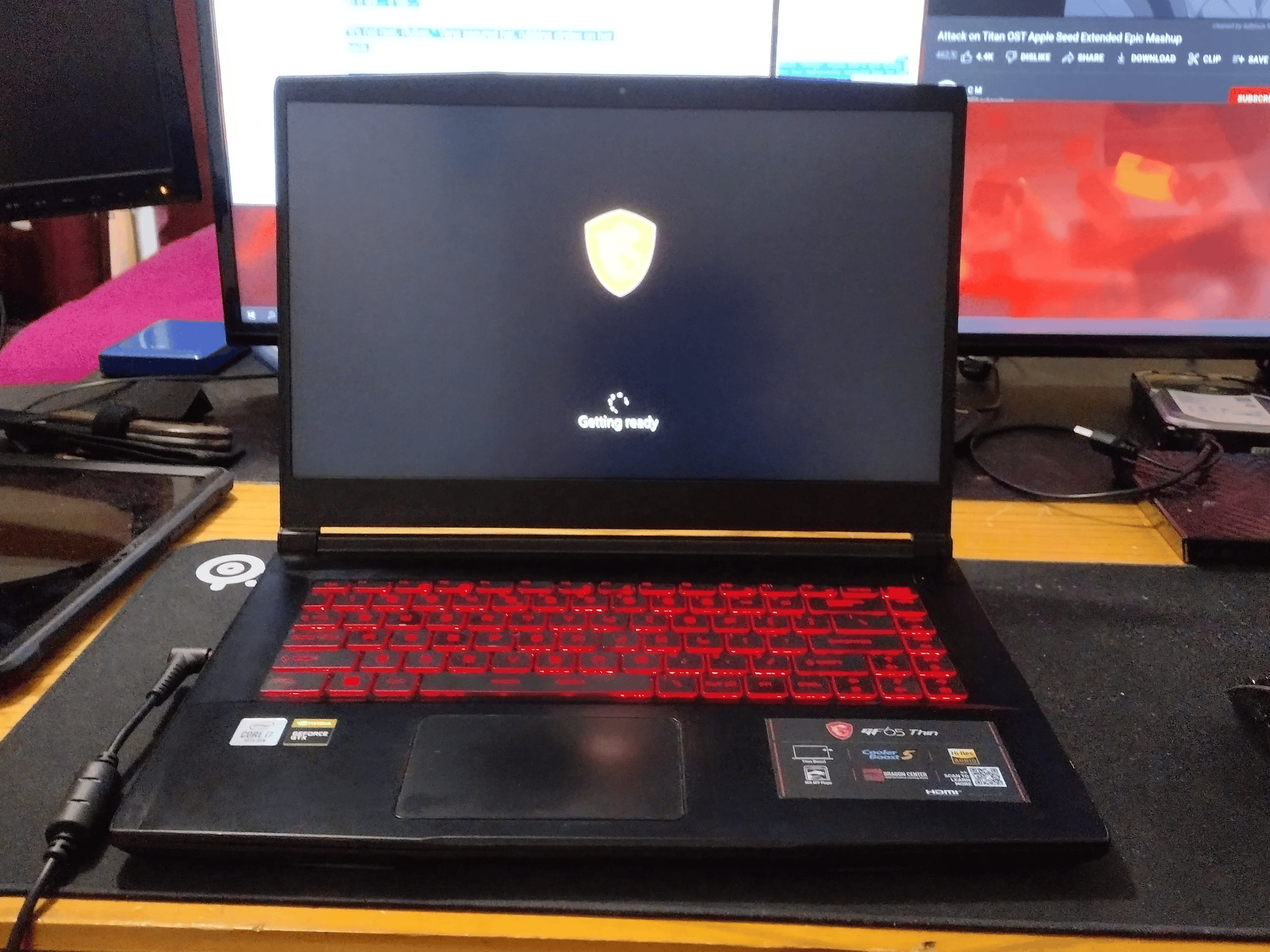 Intel i7 10750h Gtx 1660 TI 8 gb ddr4 it's in good condition  works 100 present 