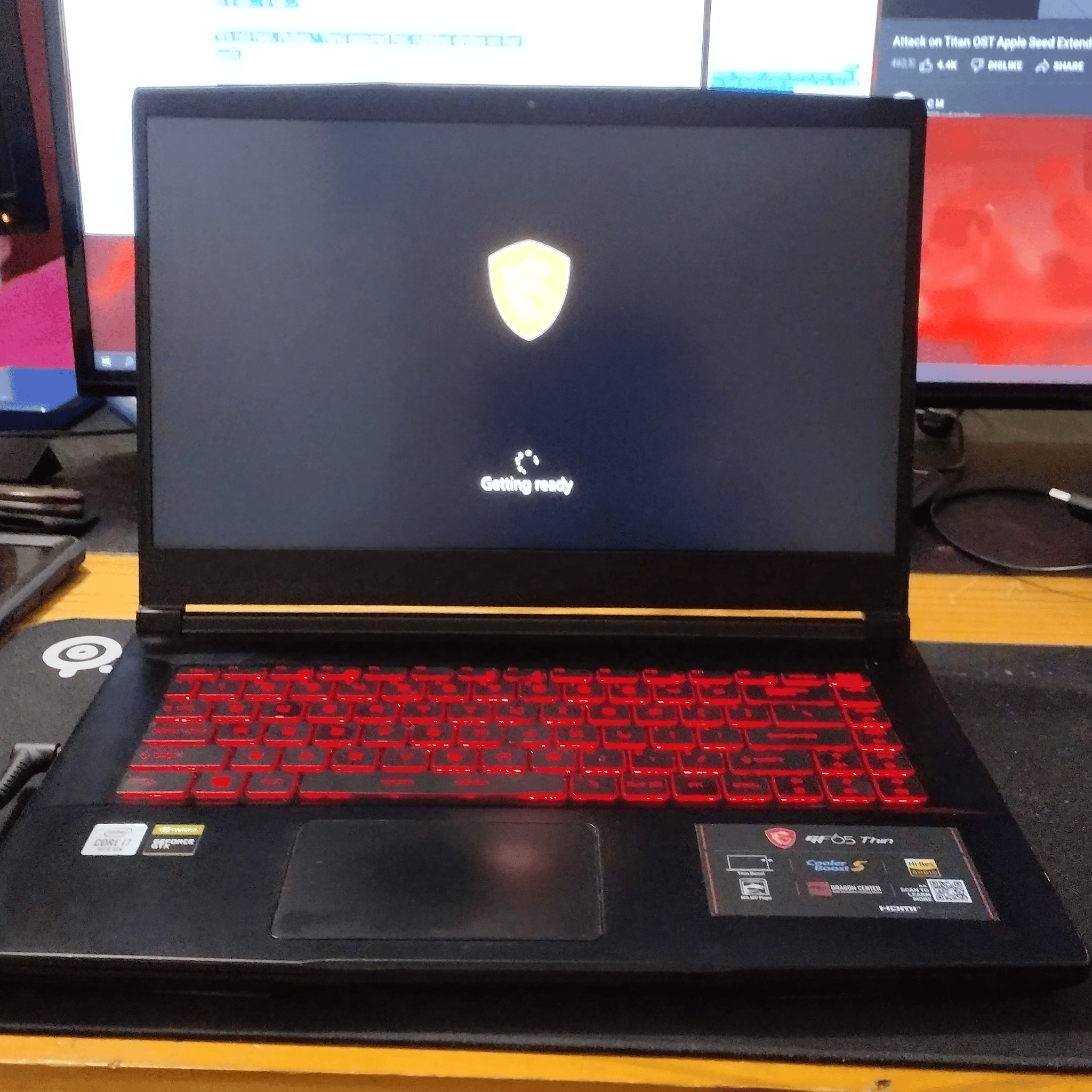 Intel i7 10750h Gtx 1660 TI 8 gb ddr4 it's in good condition  works 100 present 