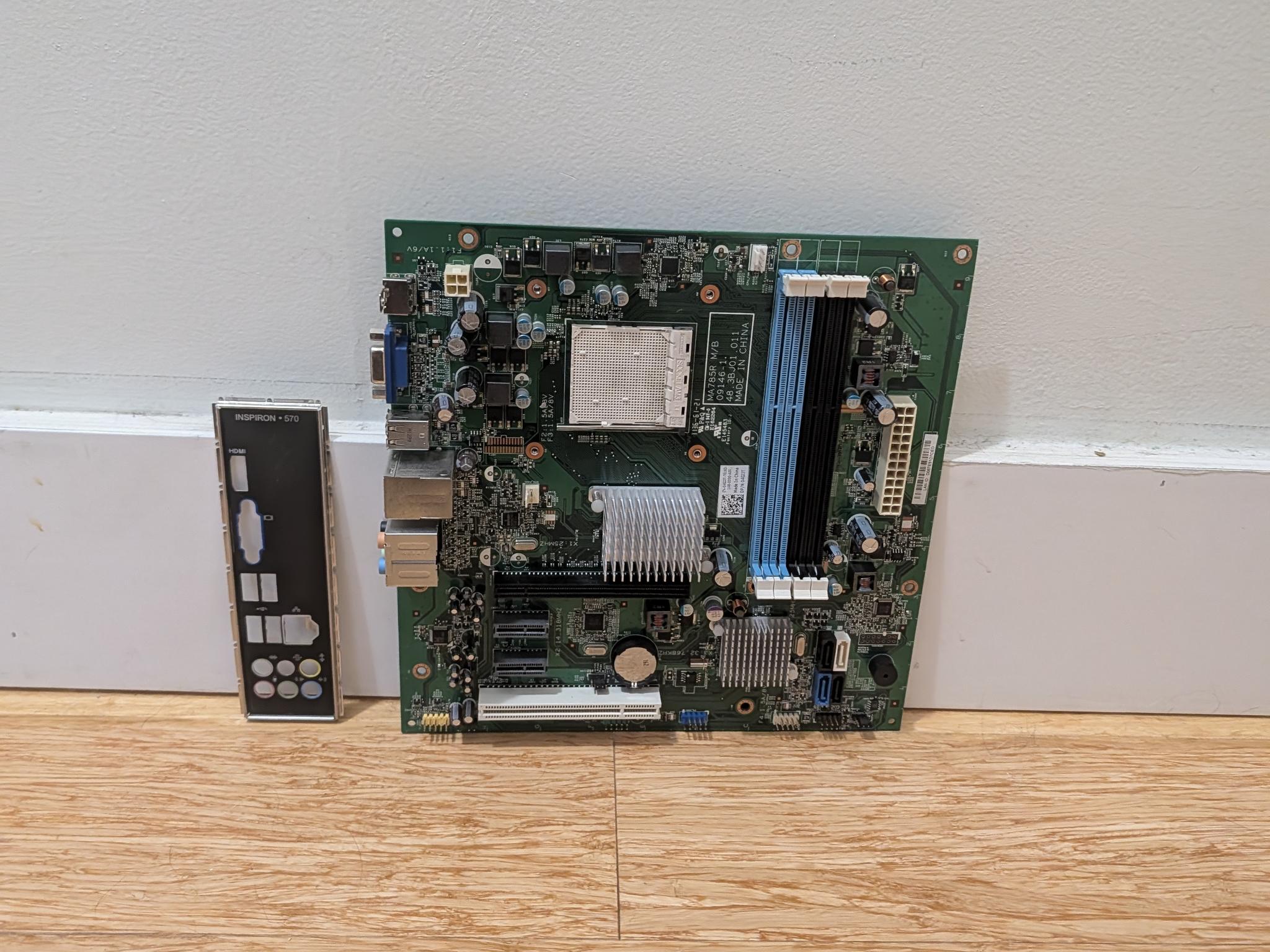 Dell AM3 Motherboard with IO Shield