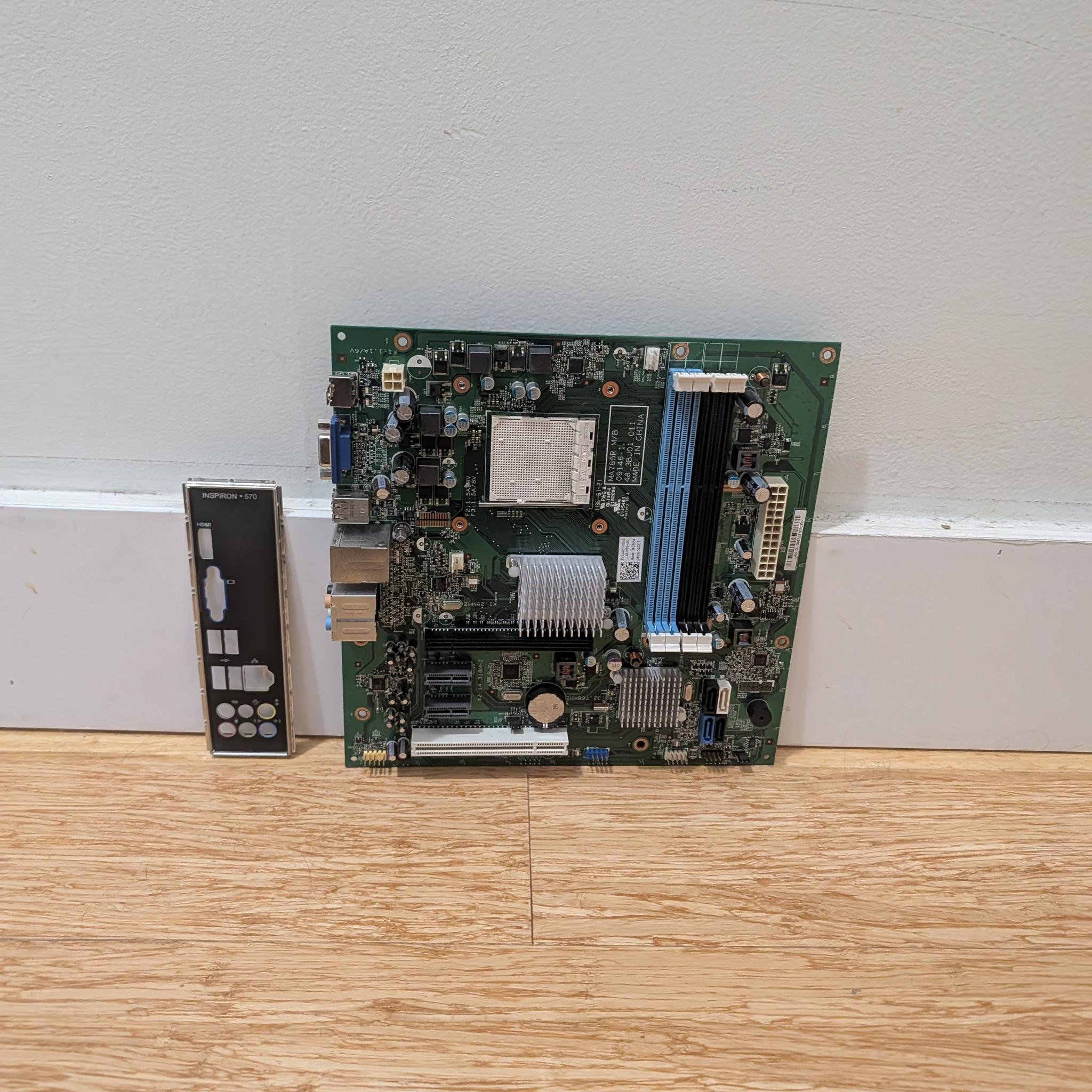 Dell AM3 Motherboard with IO Shield