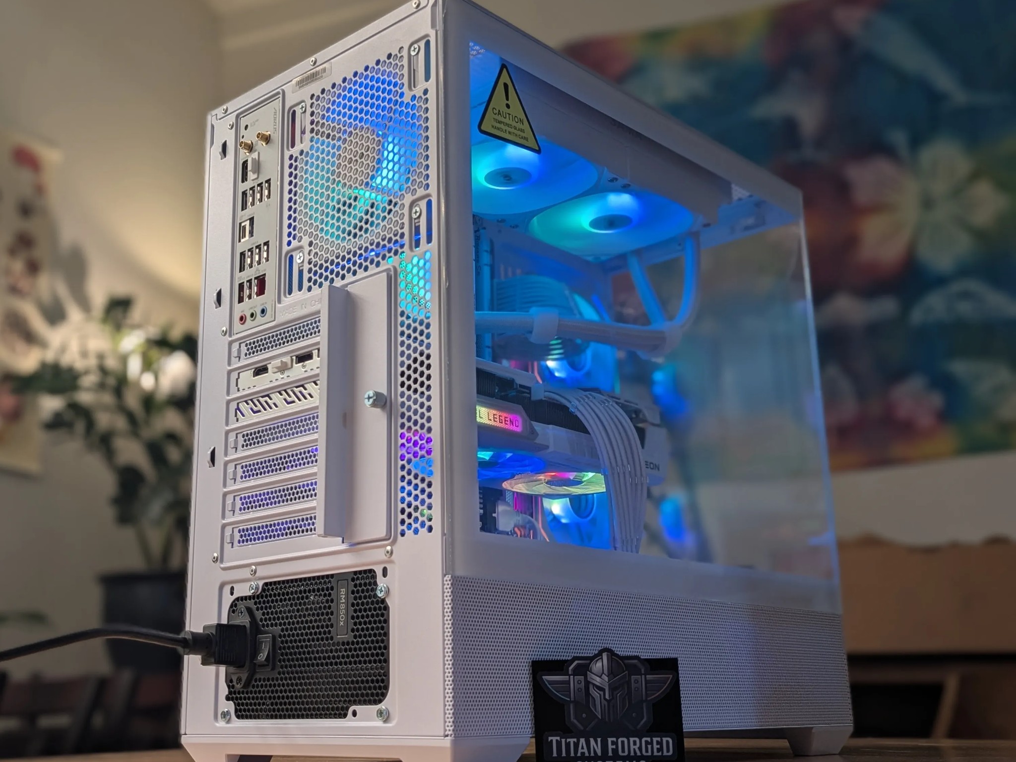 🌨️ Glacia | 9070XT | AMD 7700 | Whiteout Gaming Rig | 32GB DDR5 | 2TB NVMe