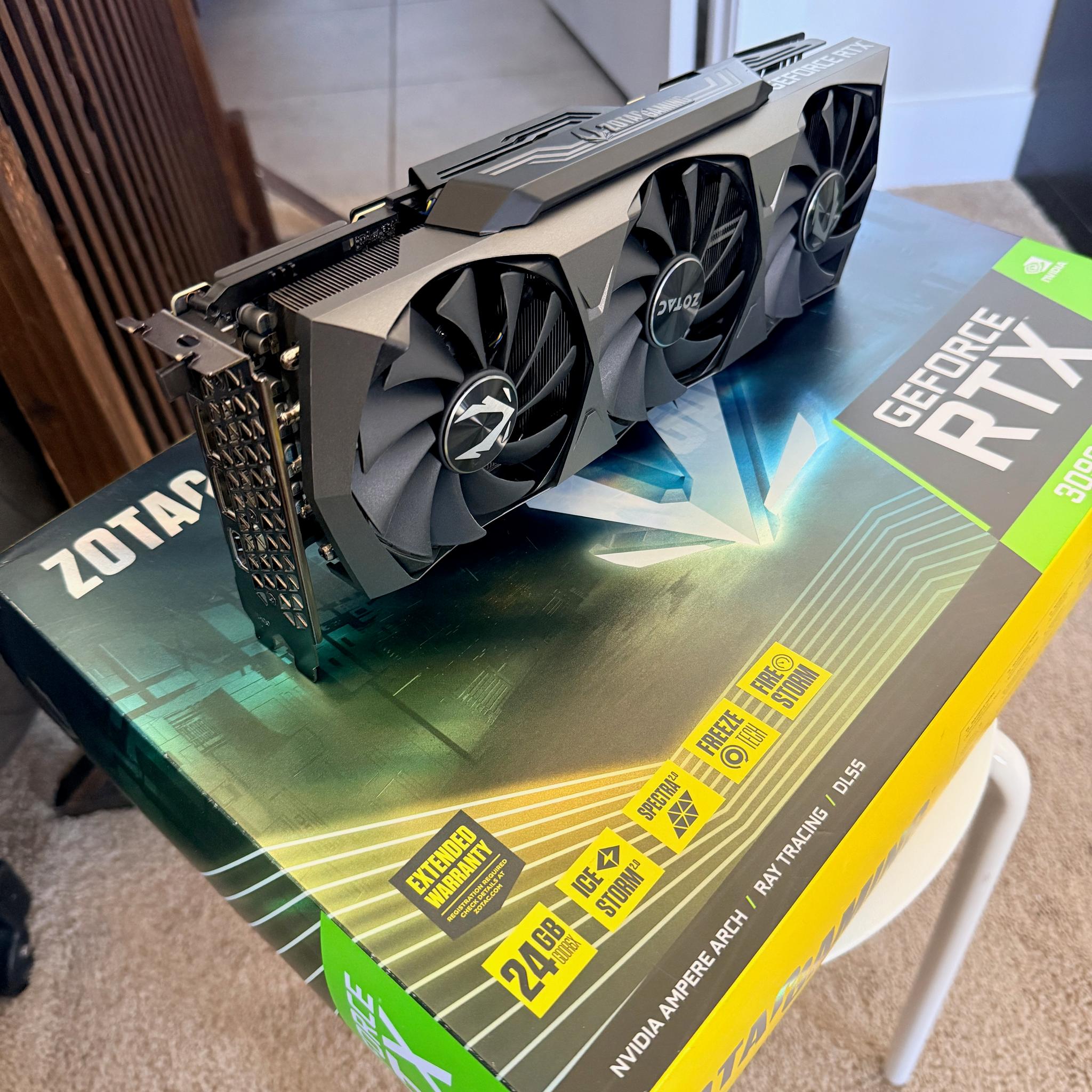 Zotac RTX 3090 Trinity OC 24GB - Used, Excellent Condition