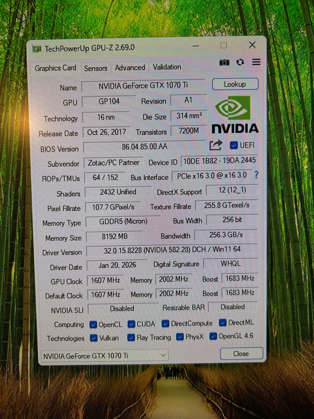 Great 1080p Gaming/Sports PC-I5-9400f/Zotac GTX 1070ti 8GB- 2x8GB