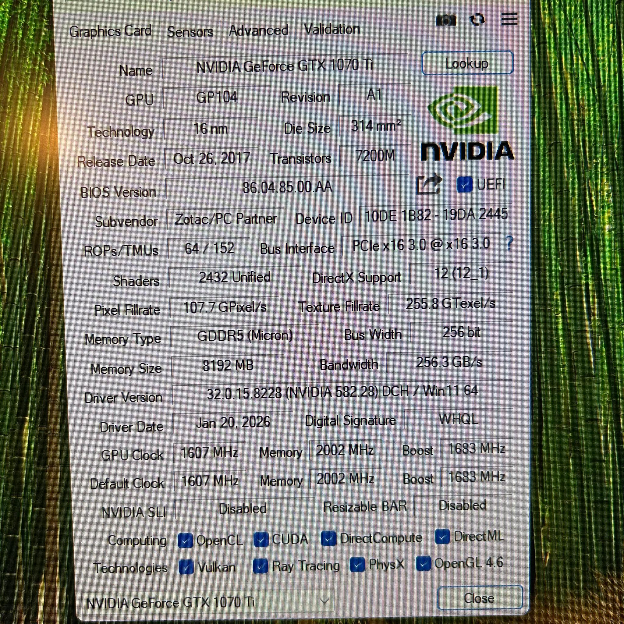 Great 1080p Gaming/Sports PC-I5-9400f/Zotac GTX 1070ti 8GB- 2x8GB RAM - 512 M.2 SSD + 256GB 2.5 SSD