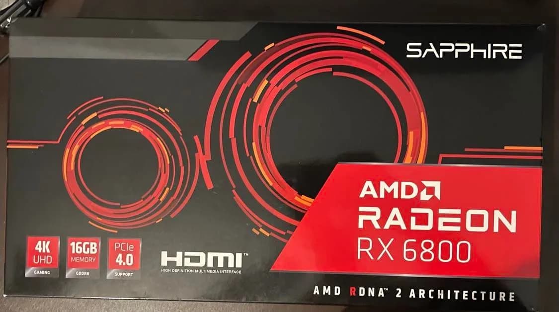 Sapphire RX 6800 Reference Card(Used)