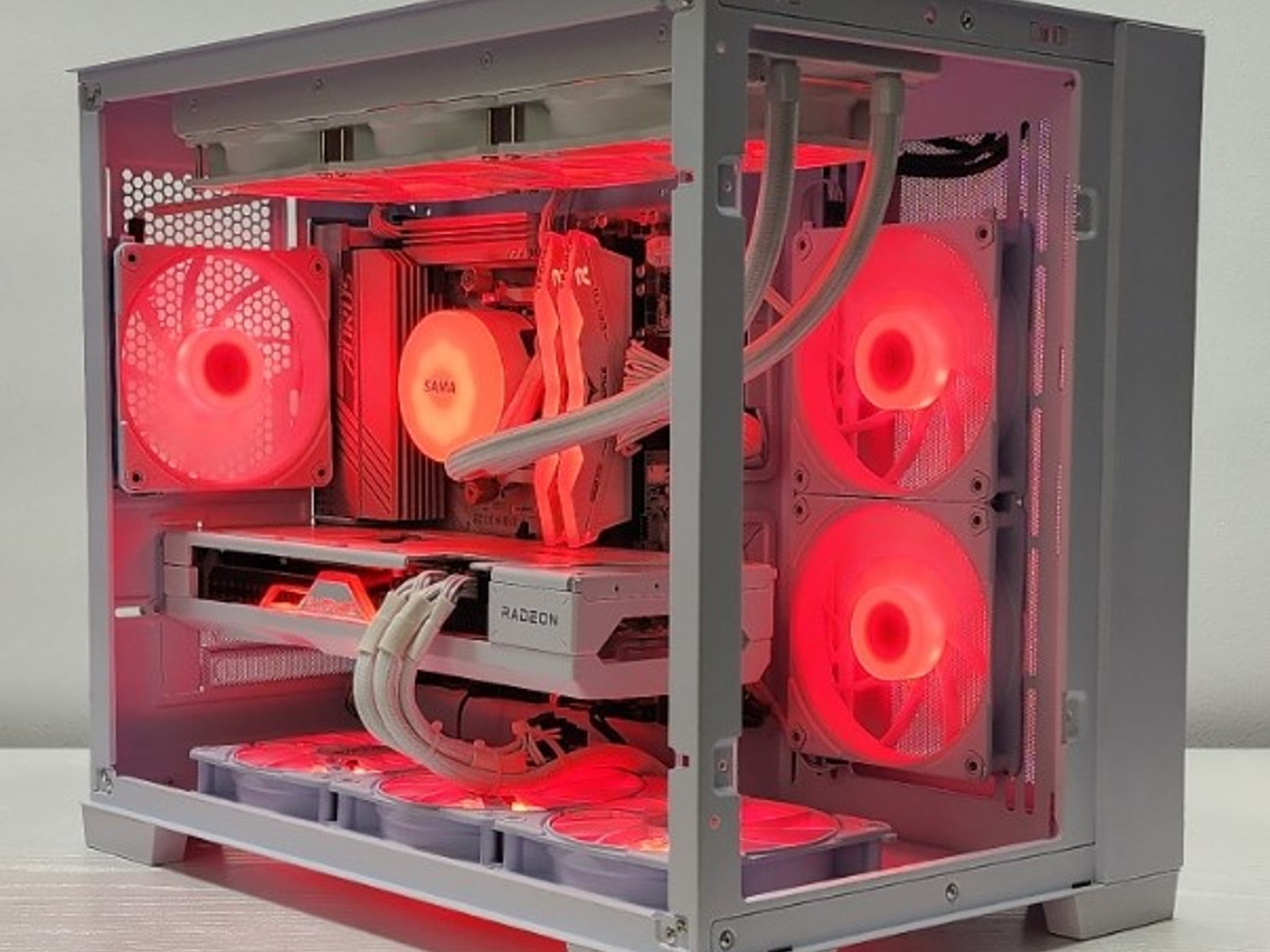 WHITE ALL AMD 1440P/4K GAMING PC - READ DESCRIPTION!!!