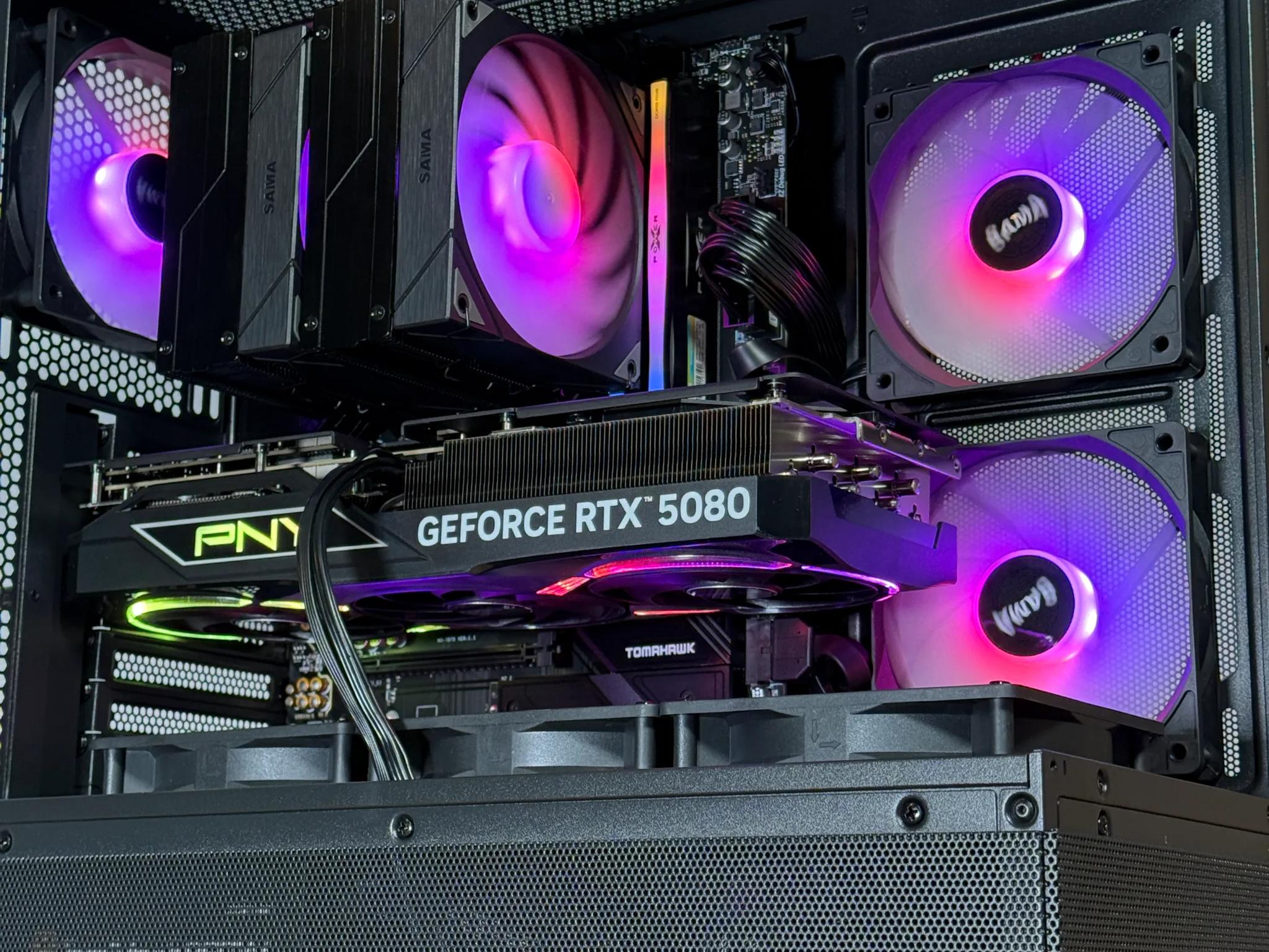 RTX 5080 Ryzen 9800X3D 64GB DDR5 4TB NVME GAMING PC